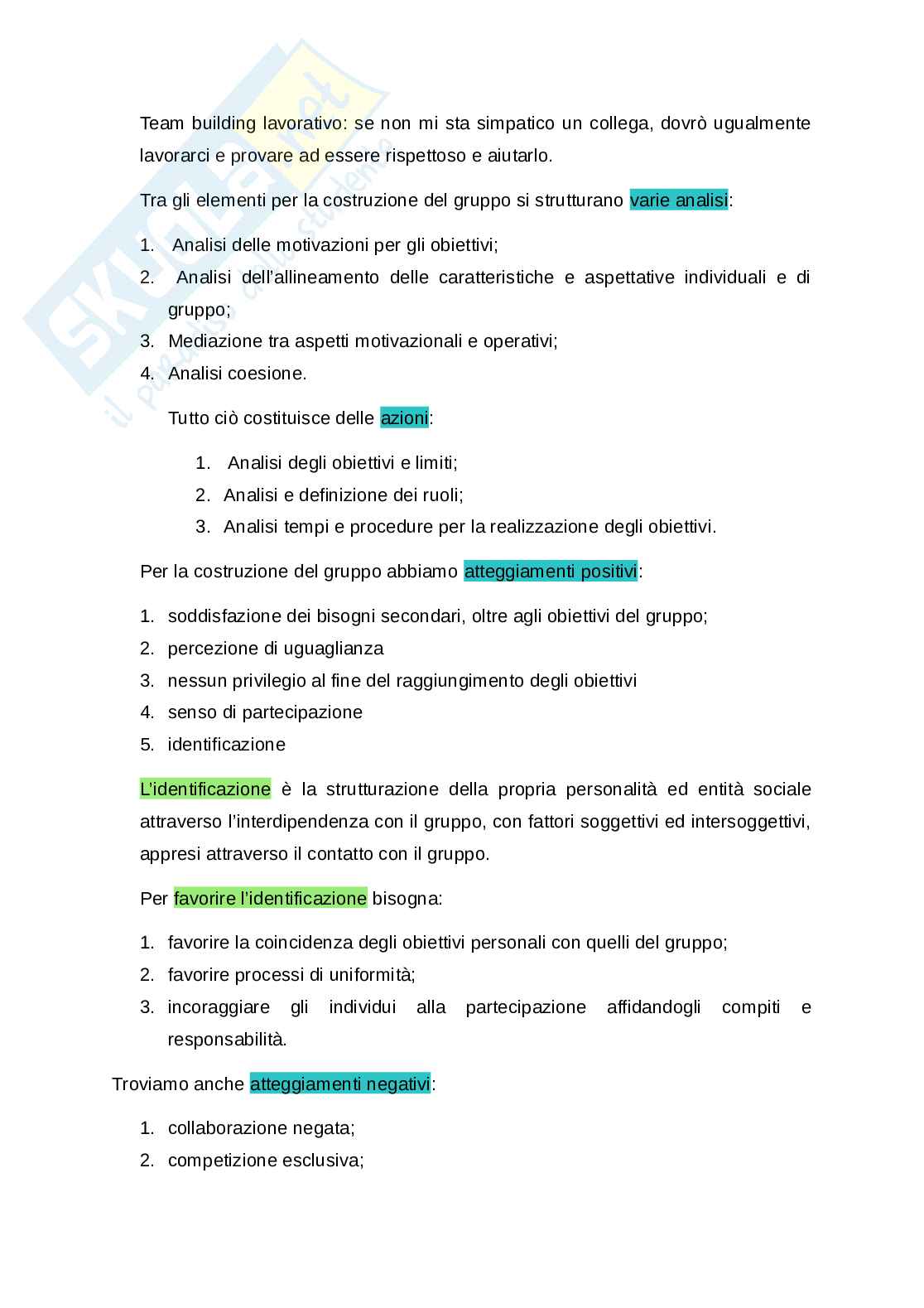 Team building  Pag. 6