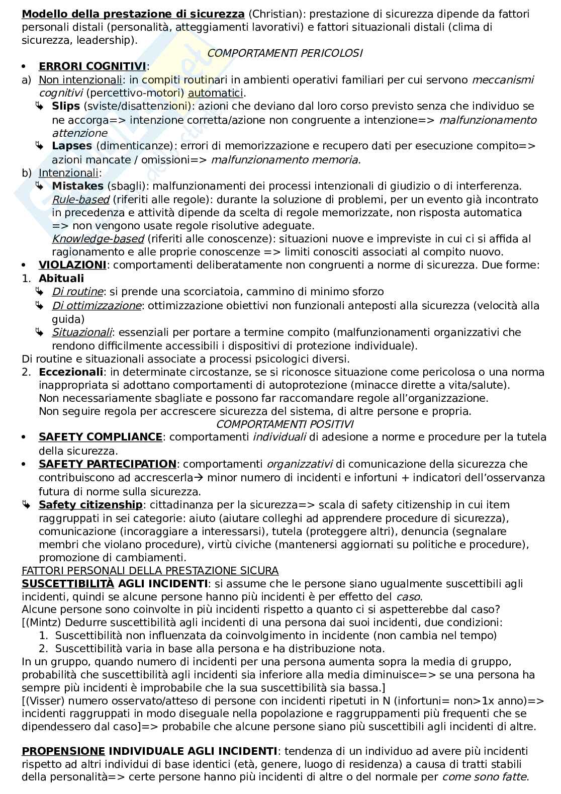 Psicologia del comportamento organizzativo Pag. 21