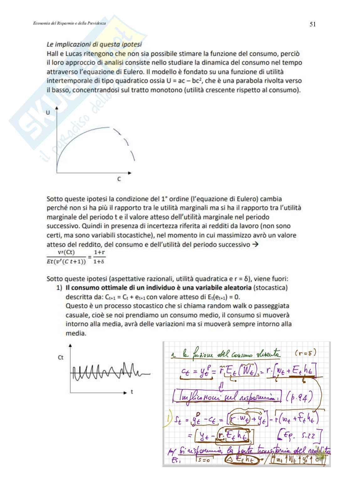 Economia del risparmio e della previdenza - Appunti Pag. 51