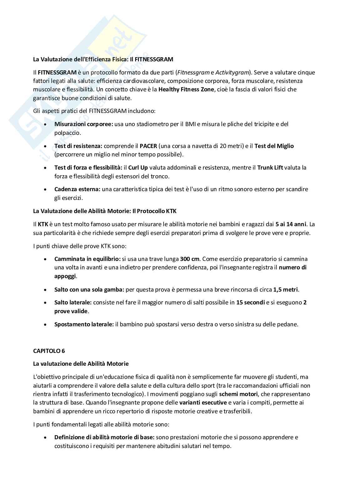 Metodologia della valutuzione motoria  Pag. 11
