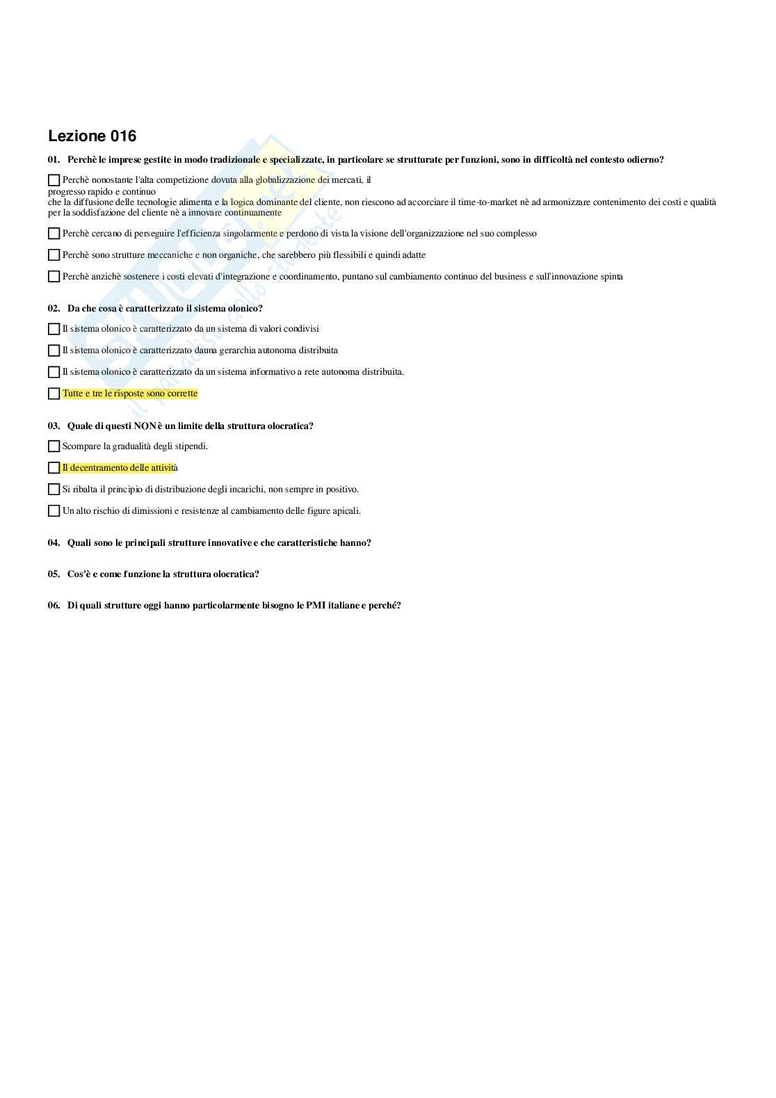 Paniere Comportamenti organizzativi - Risposte multiple - aggiornato (2025) Pag. 26