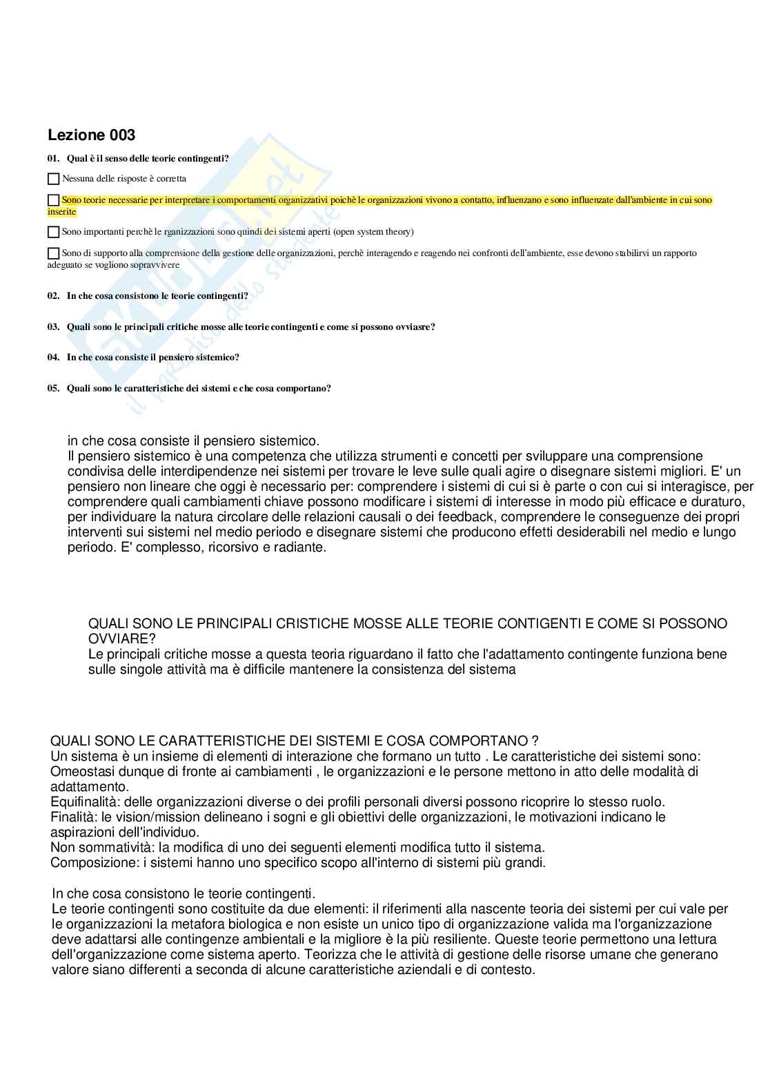 Paniere Comportamenti organizzativi - Risposte multiple - aggiornato (2025) Pag. 6