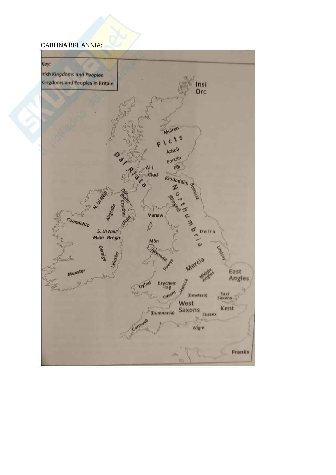 Storia medievale inglese, dall'abbandono romano ad Alfredo il Grande e Aethelstan Pag. 6