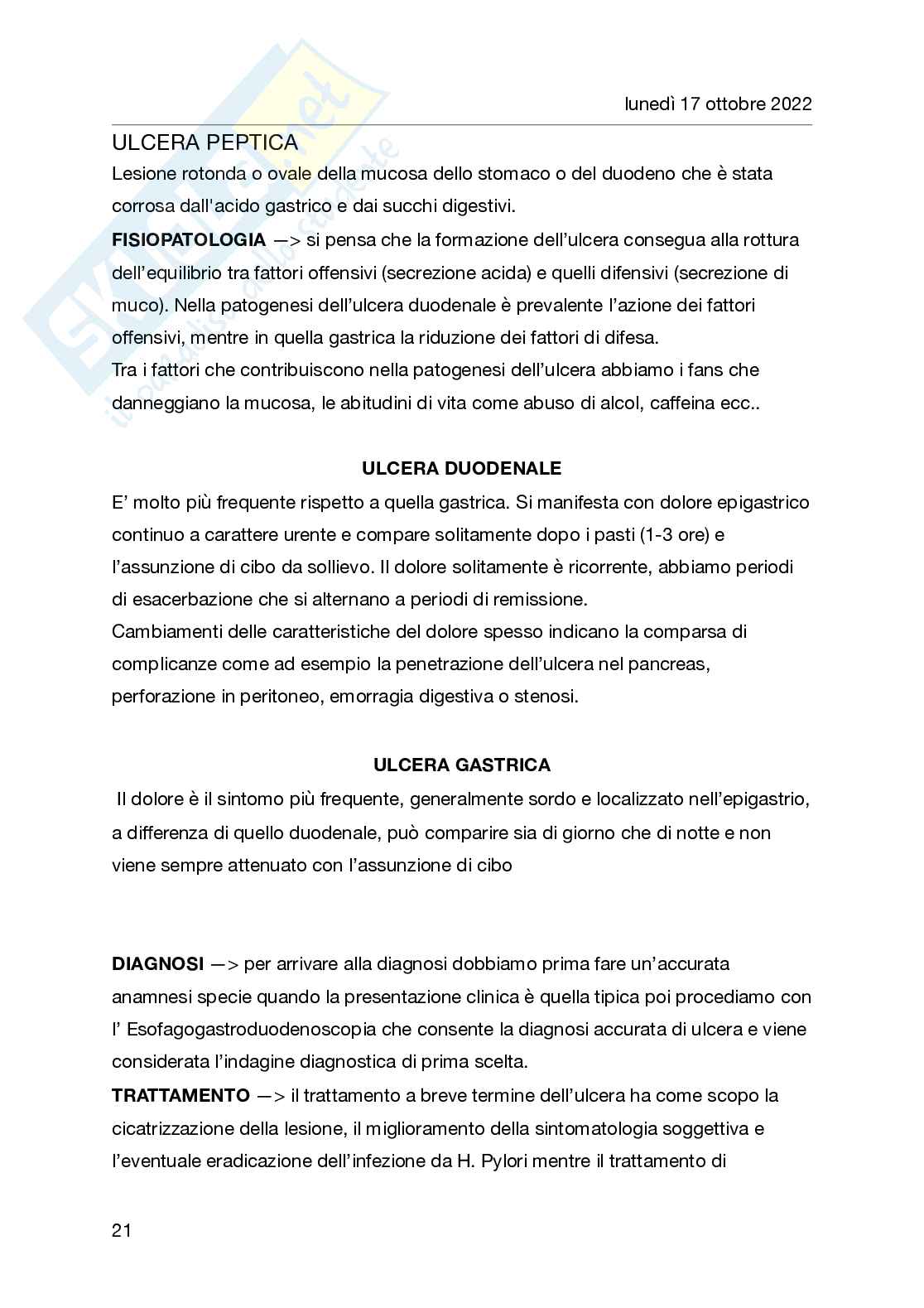 Semeiotica  Pag. 21