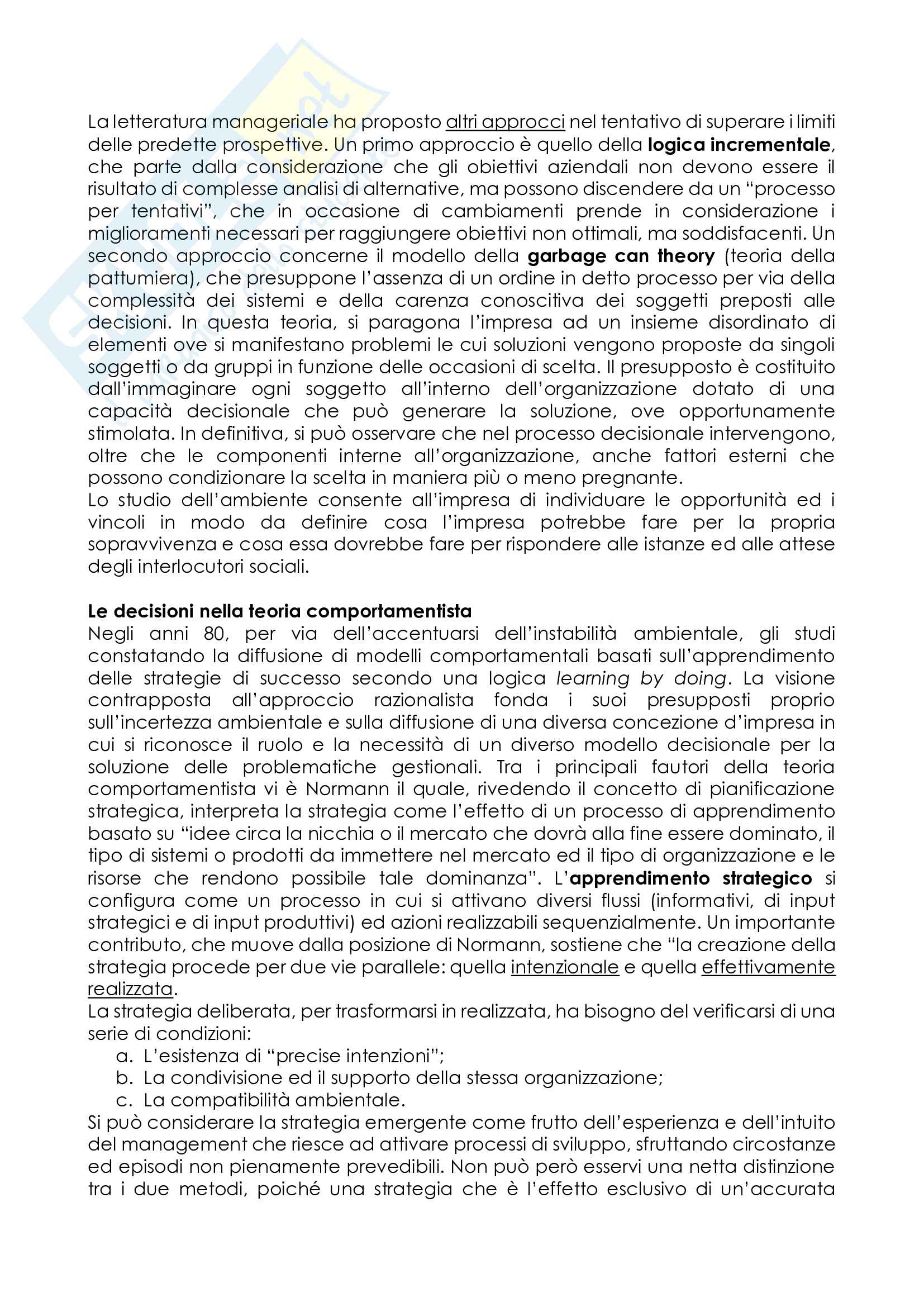 Riassunto esame Management Strategico, docente Iazzi, libro consigliato Management d'impresa, Le strategie gestionali nell'era digitale (Volume II), Maizza, 2018 Pag. 31