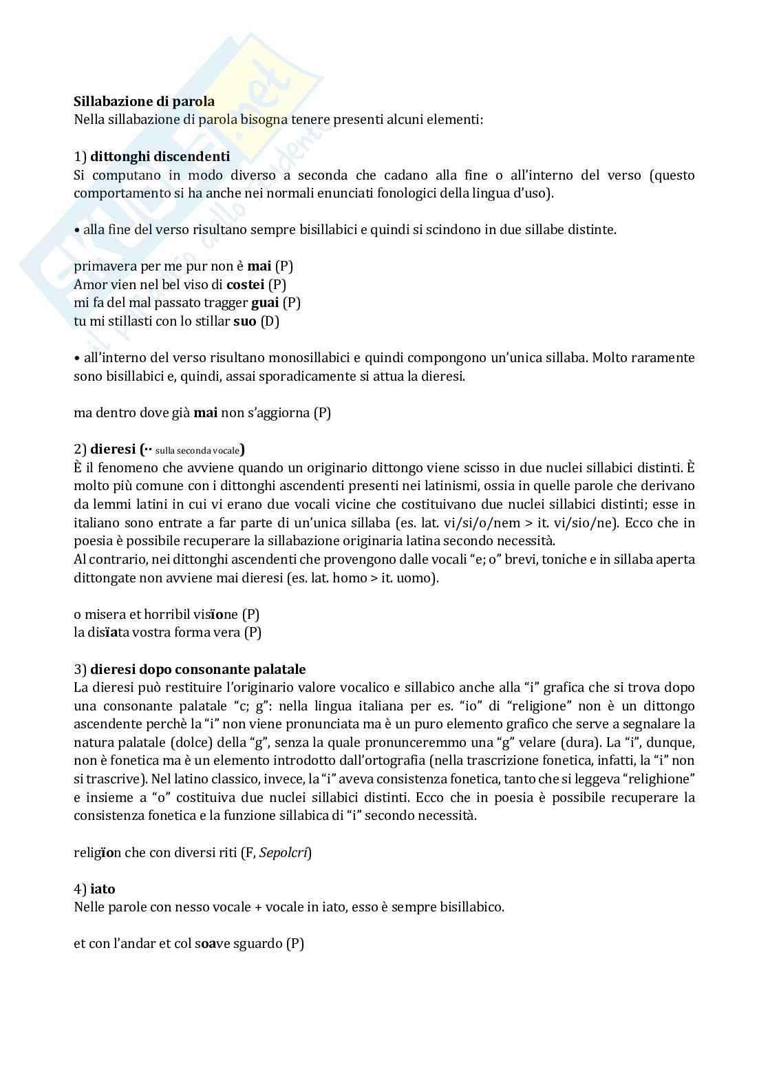 Lezioni di Stilistica e metrica italiana Pag. 6