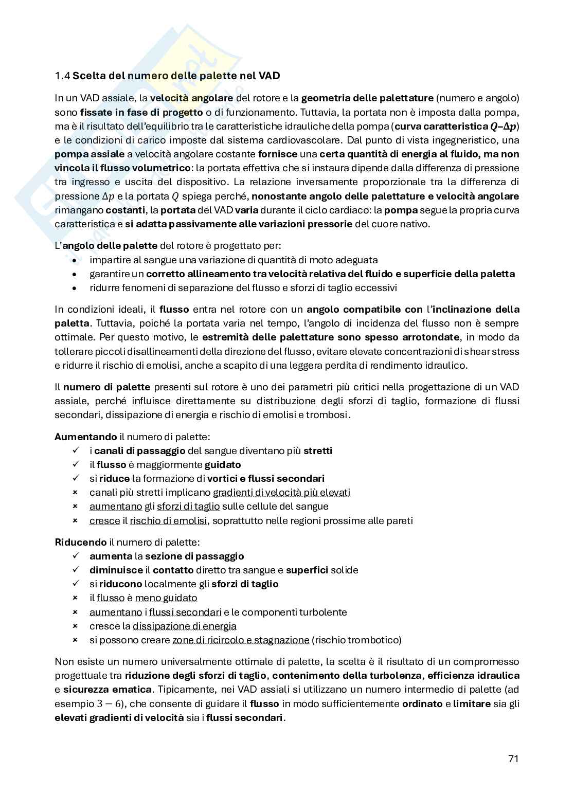 Appunti teoria Applicazioni ingegneristiche in ambito biomedico Pag. 71