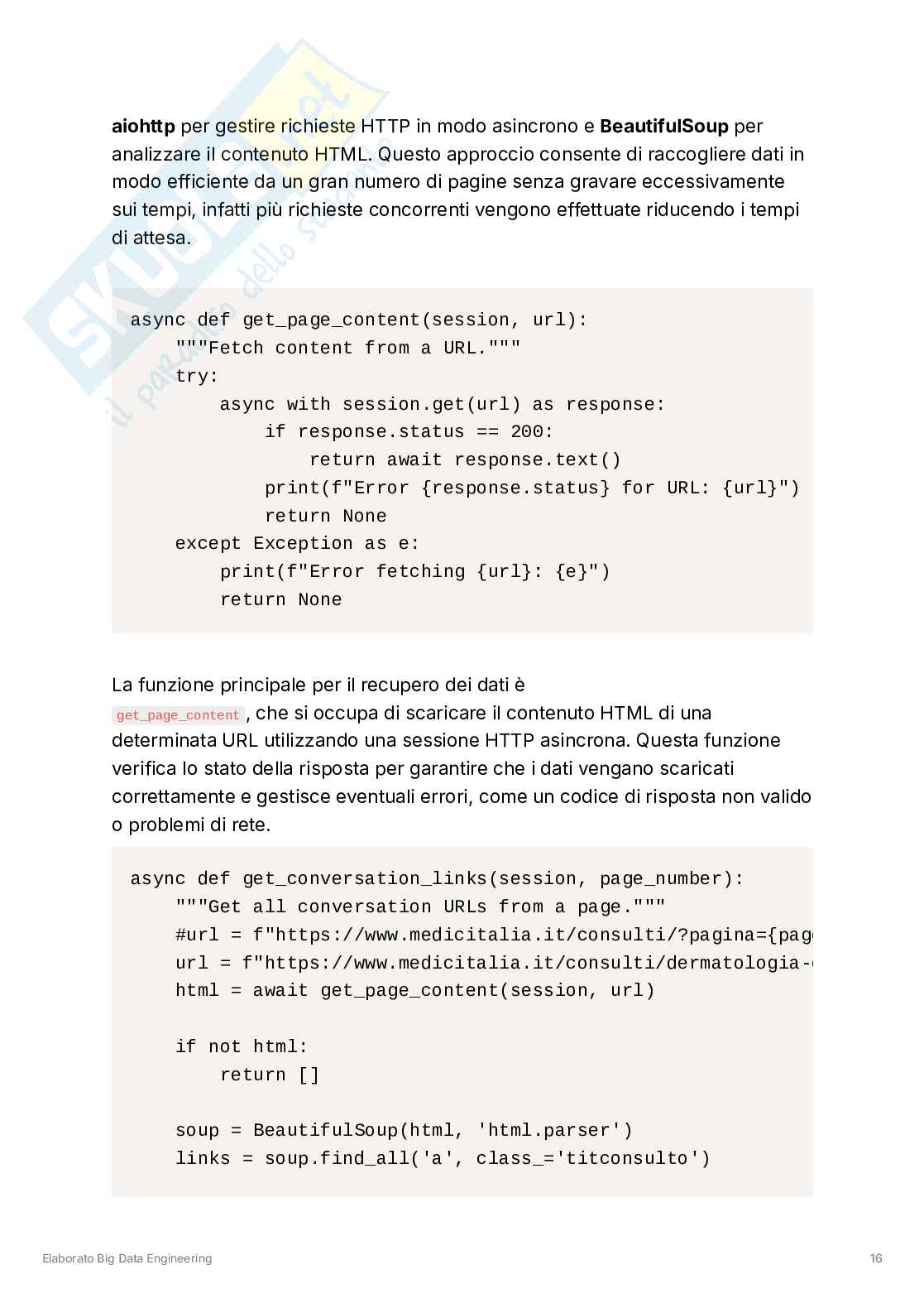 Tesina esame big data Pag. 16