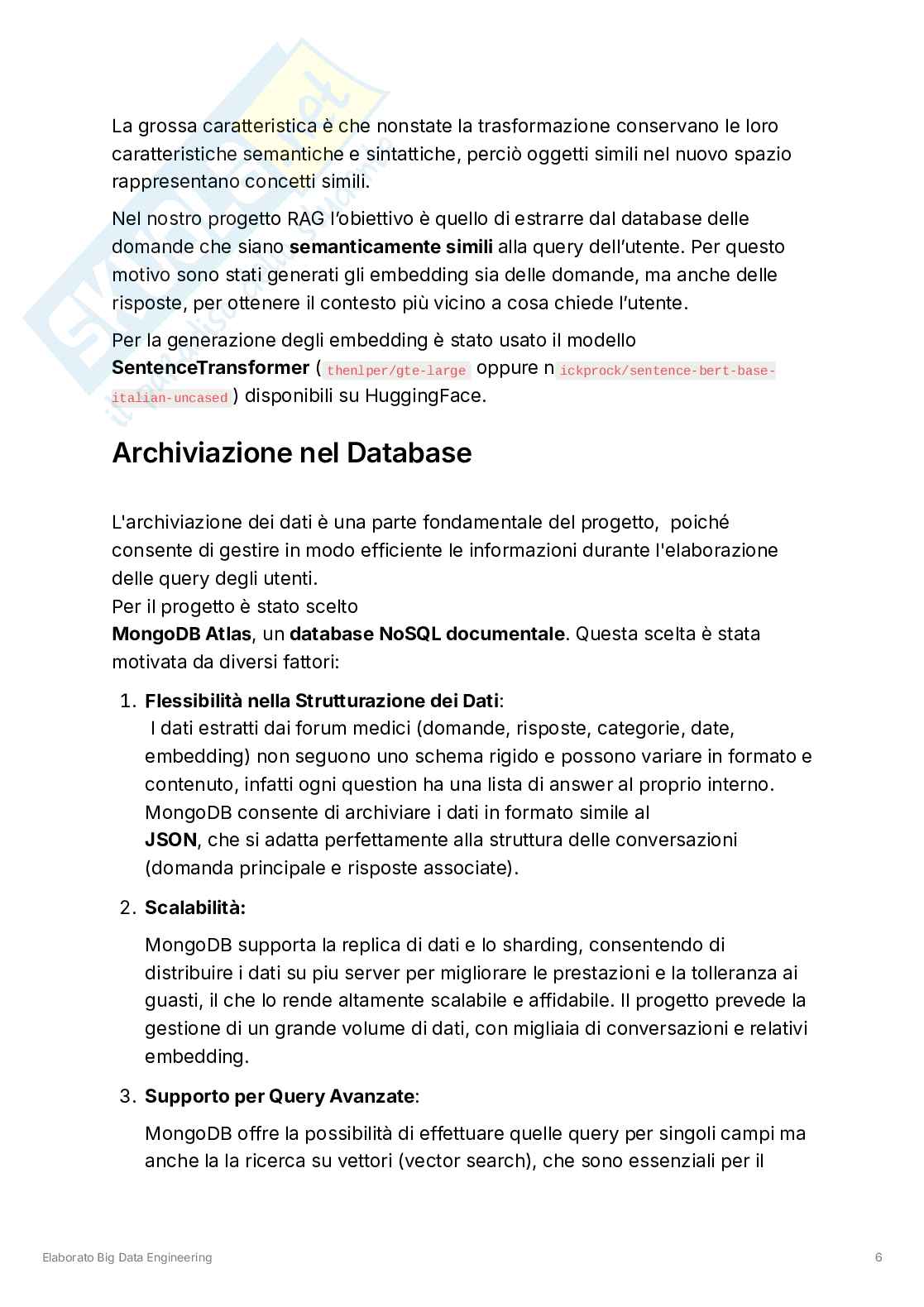 Tesina esame big data Pag. 6