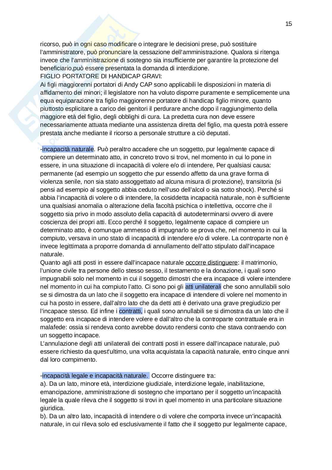 Riassunto esame Diritto della famiglia, Prof. Toti Barbara, libro consigliato Manuale diritto di famiglia, Michele sesta Pag. 16