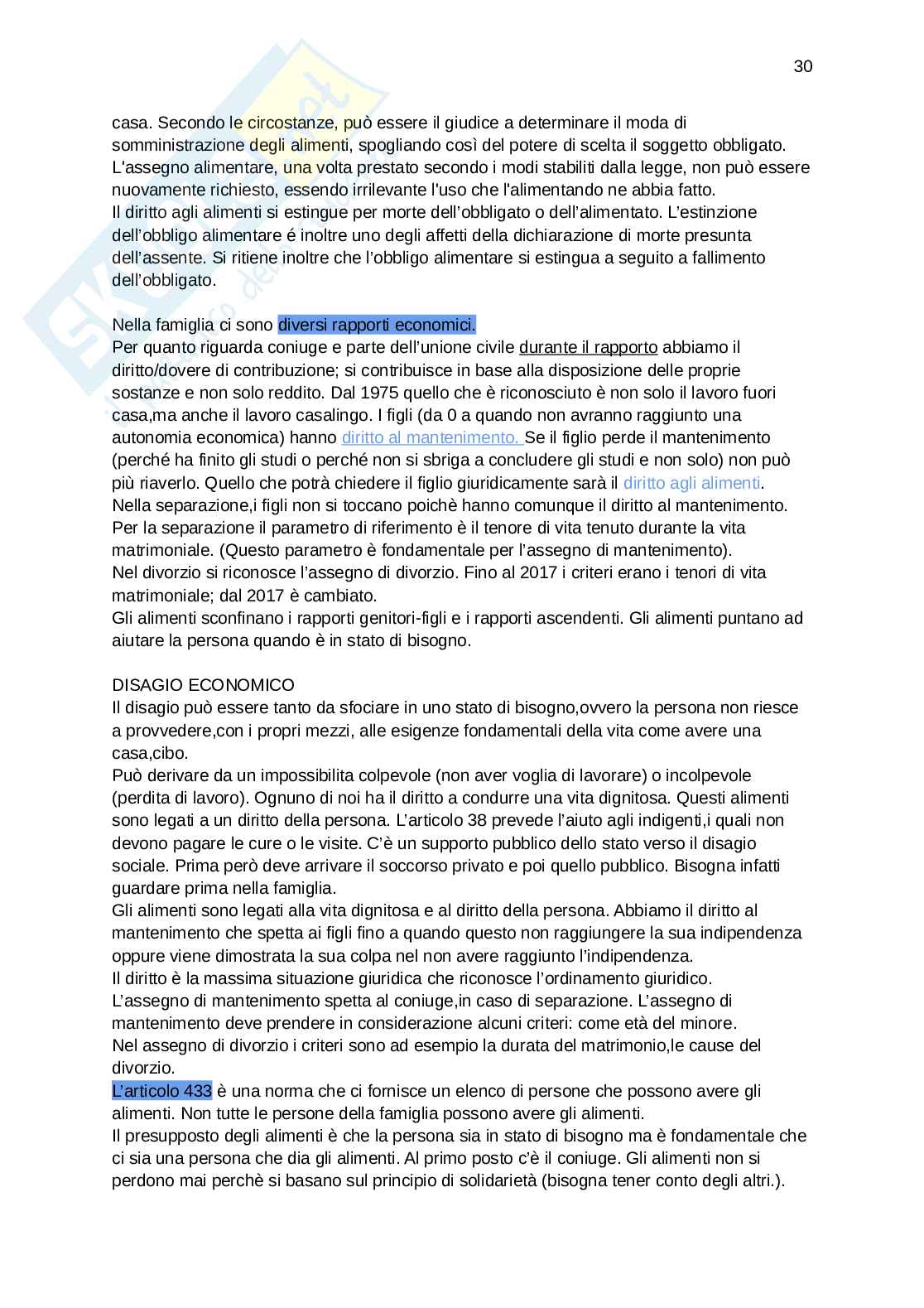 Riassunto esame Diritto della famiglia, Prof. Toti Barbara, libro consigliato Manuale diritto di famiglia, Michele sesta Pag. 31