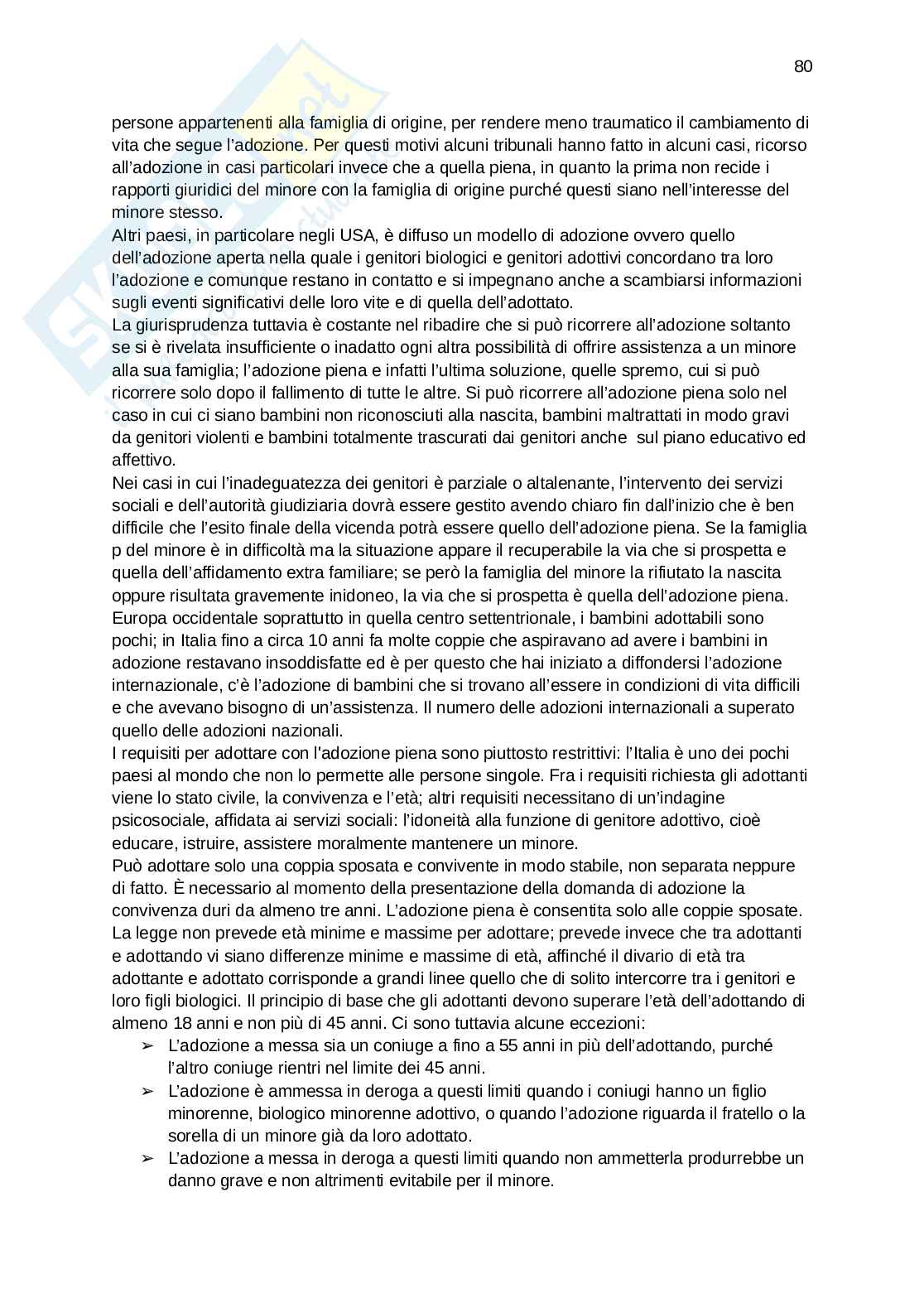 Riassunto esame Diritto della famiglia, Prof. Toti Barbara, libro consigliato Manuale diritto di famiglia, Michele sesta Pag. 81