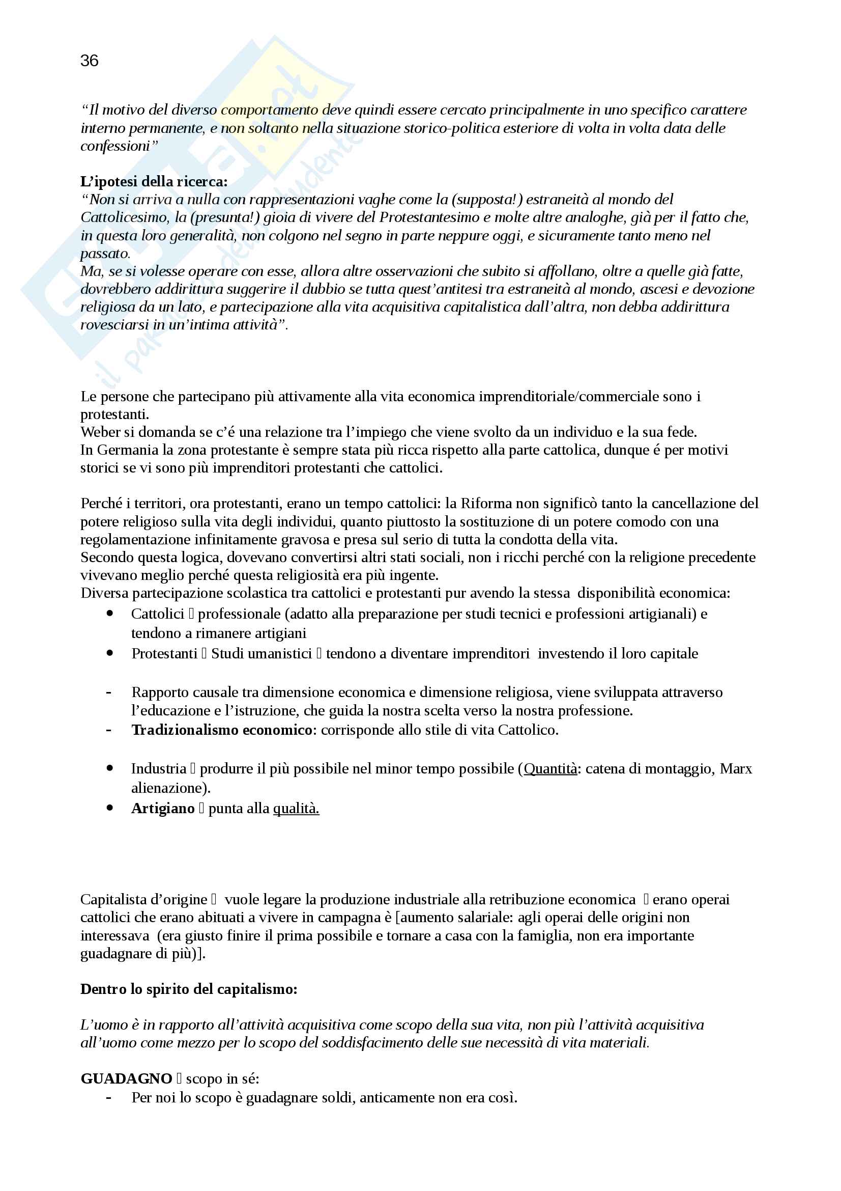 Istituzioni di sociologia Pag. 36
