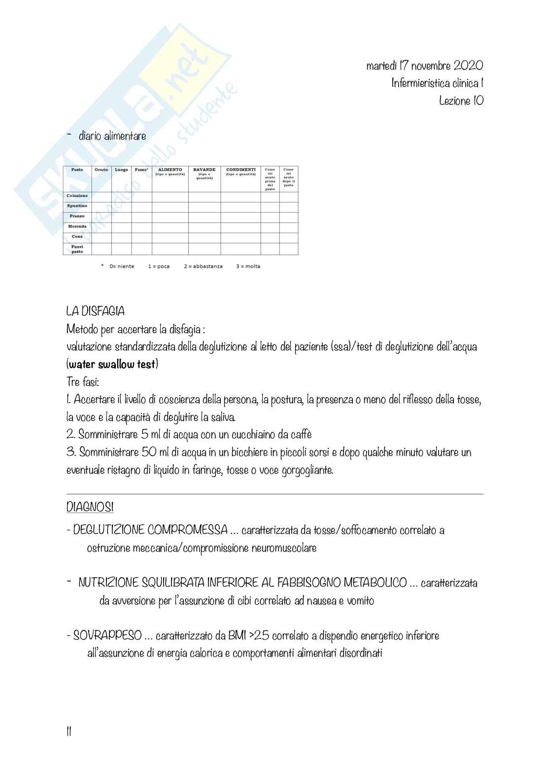 Modello nutrizionale metabolico Pag. 11