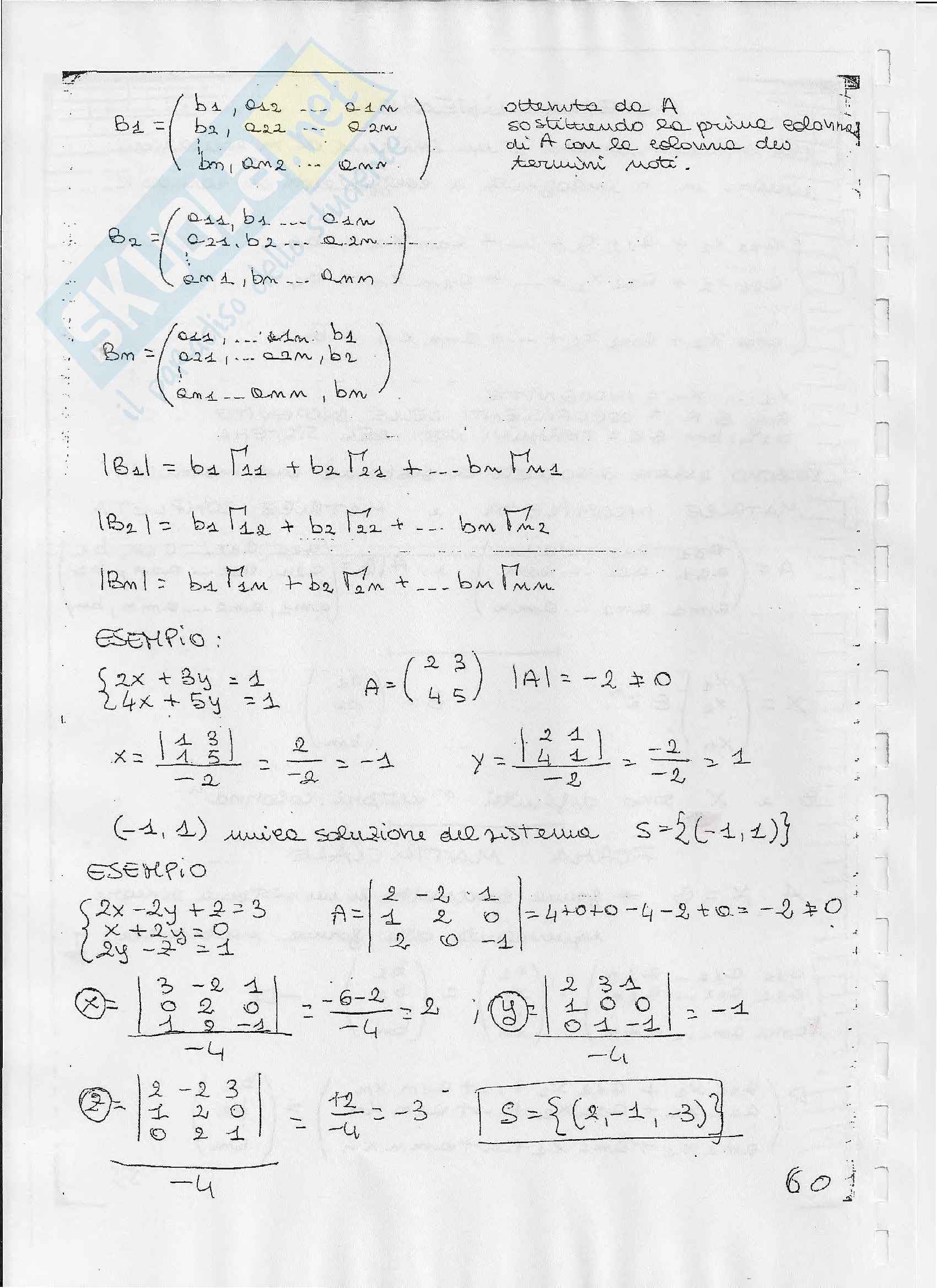 Geometria ed Algebra - Appunti e esercizi Pag. 61