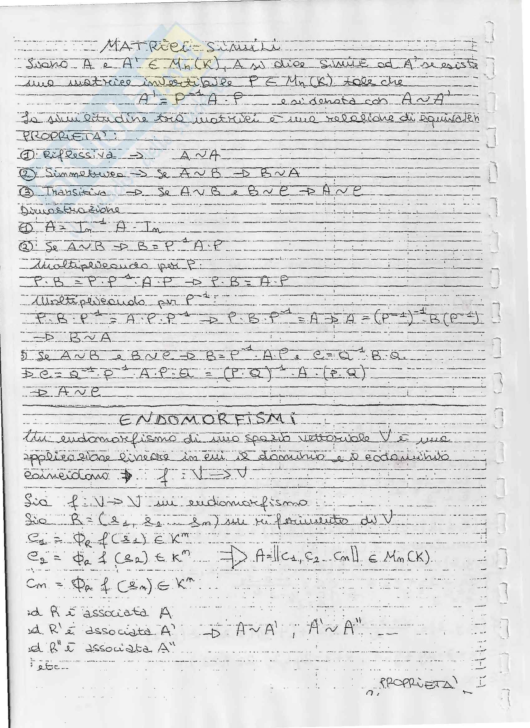 Geometria ed Algebra - Appunti e esercizi Pag. 96