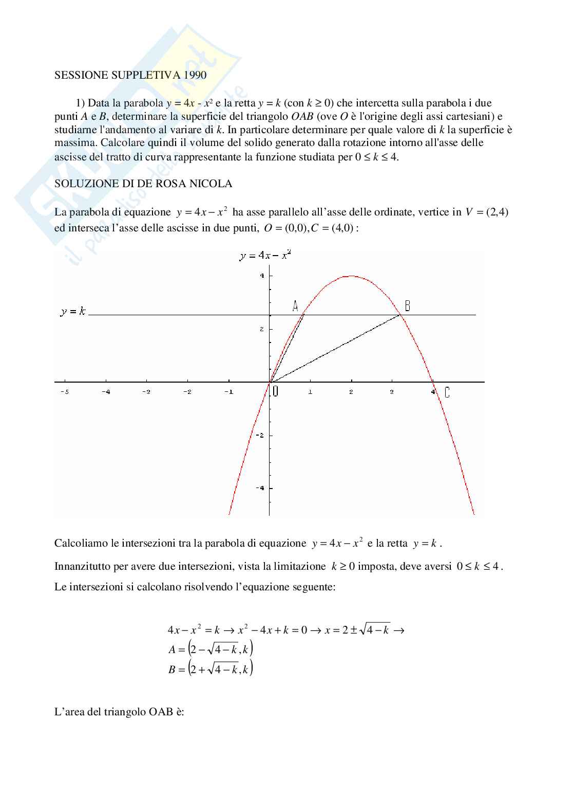 1990 - problema 1, sessione suppletiva Pag. 1