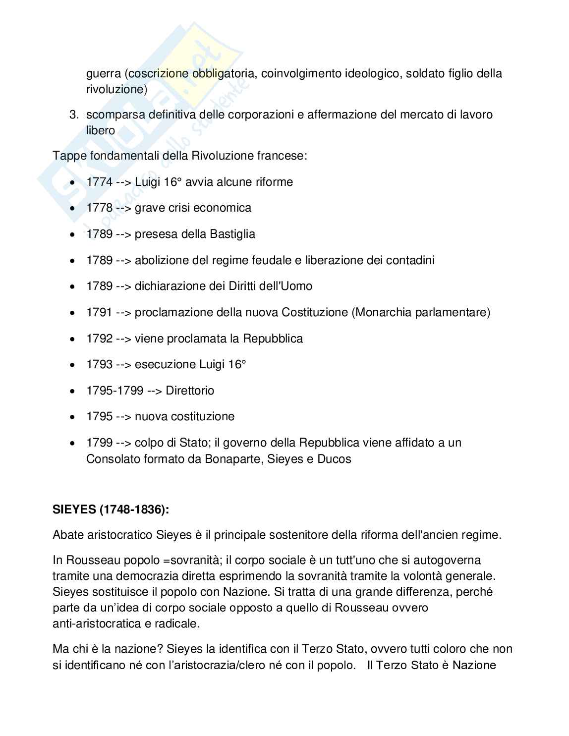 Storia delle dottrine politiche, generale Pag. 21