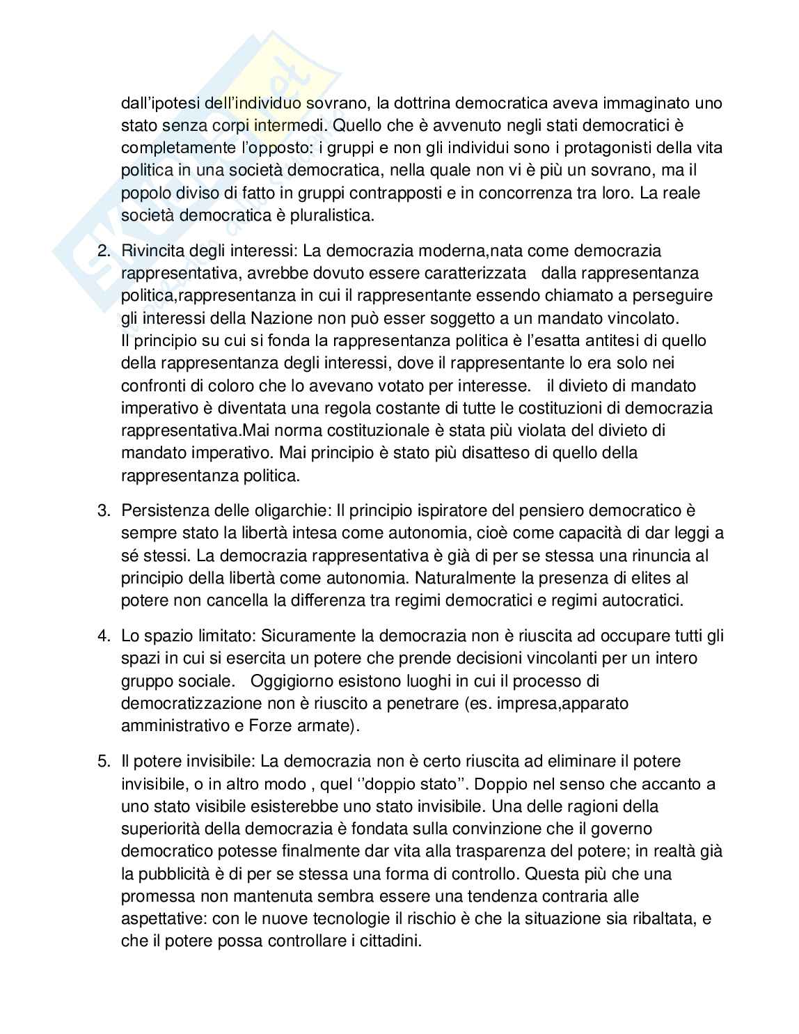 Storia delle dottrine politiche, generale Pag. 31