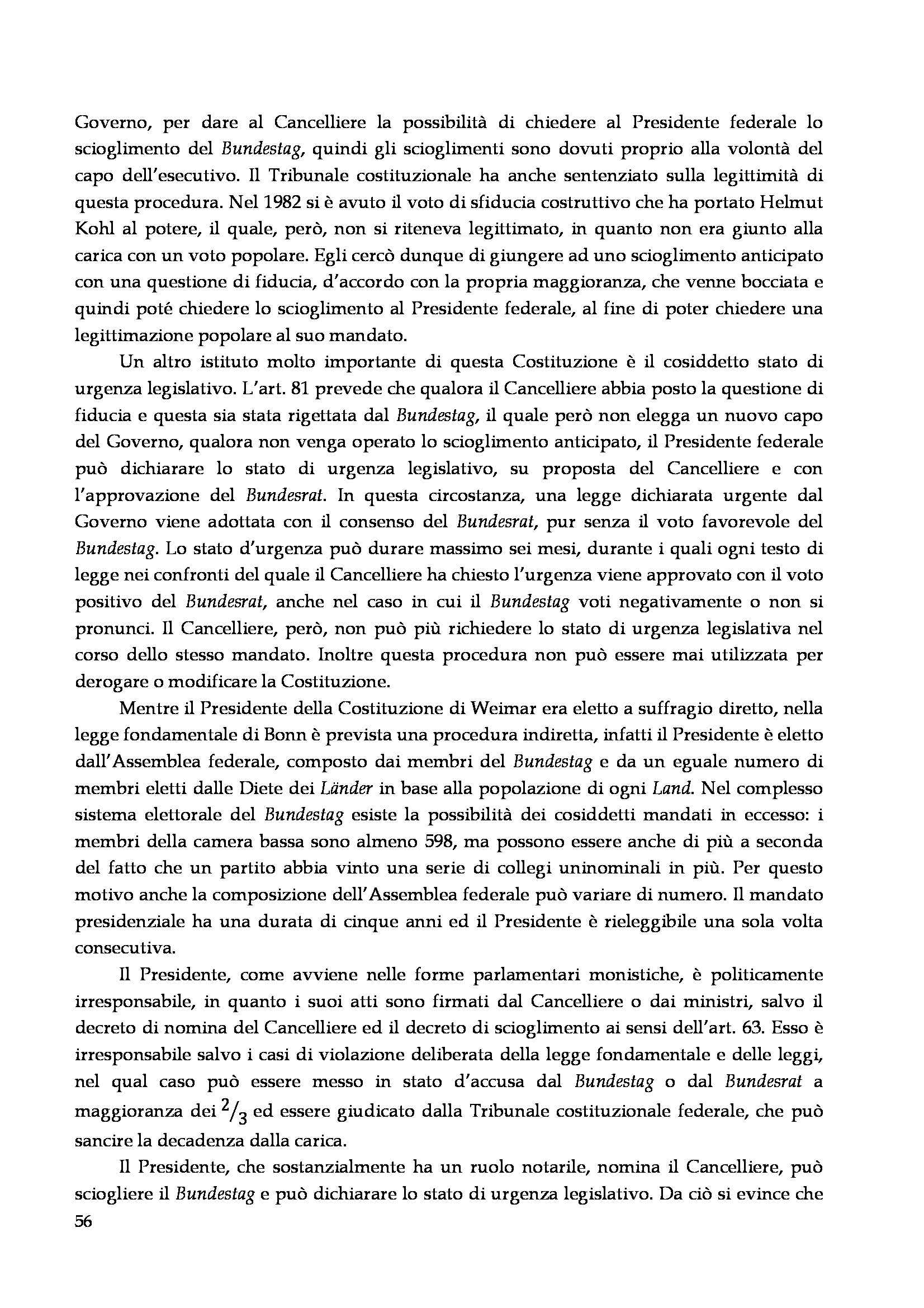 Diritto costituzionale italiano e comparato - Appunti Pag. 56