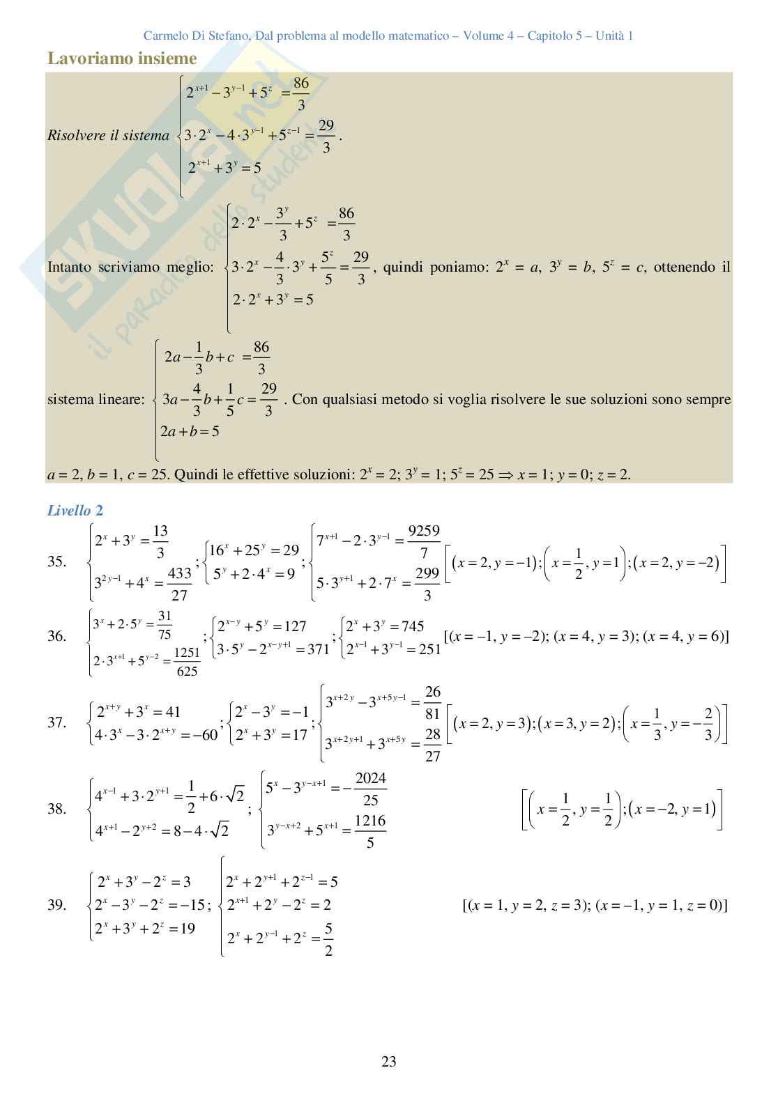 Dal problema al modello matematico - Volume 2 per il triennio Pag. 26