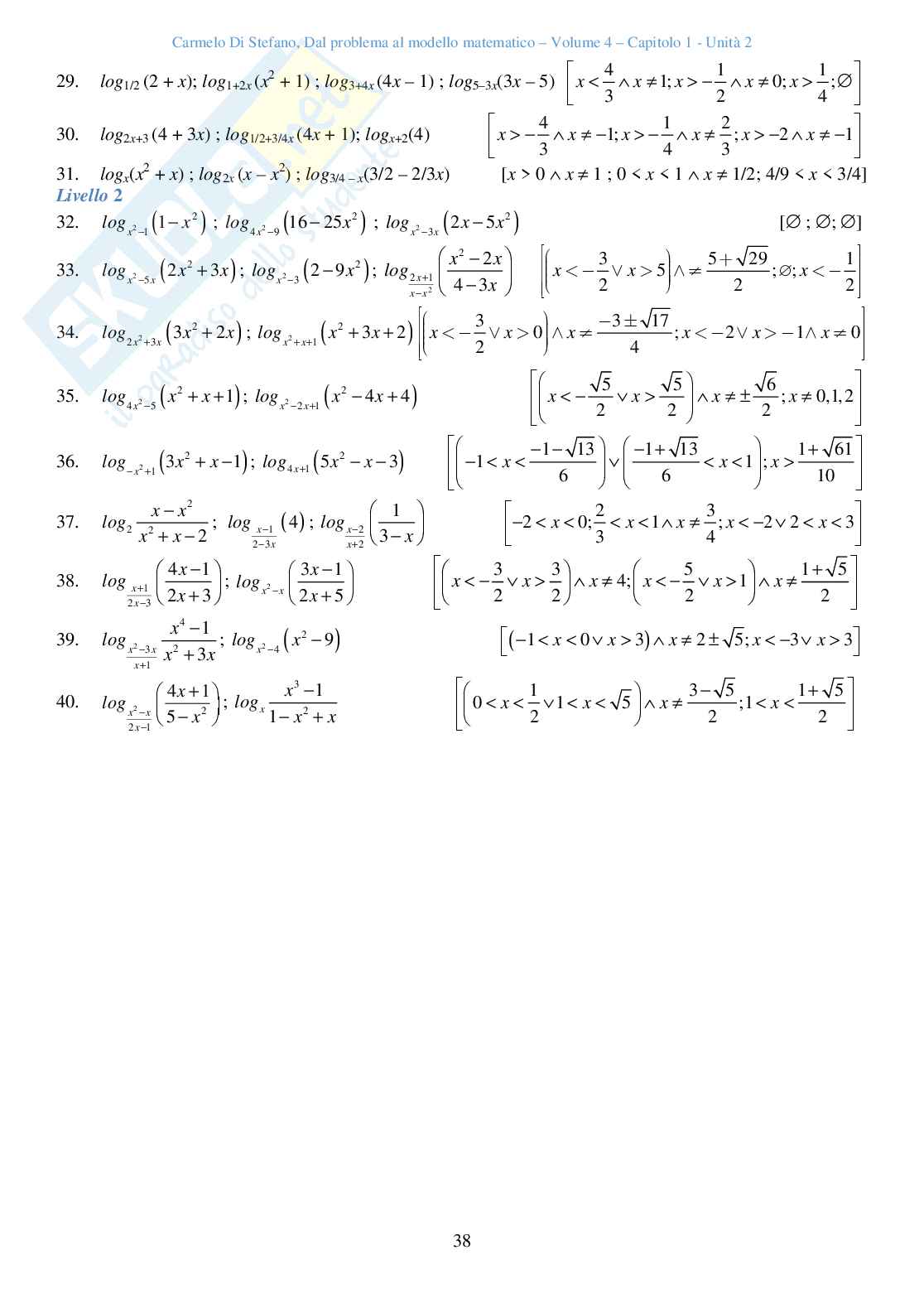 Dal problema al modello matematico - Volume 2 per il triennio Pag. 41