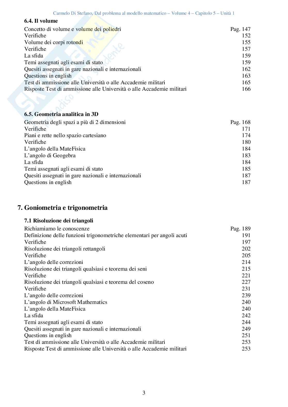 Dal problema al modello matematico - Volume 2 per il triennio Pag. 6