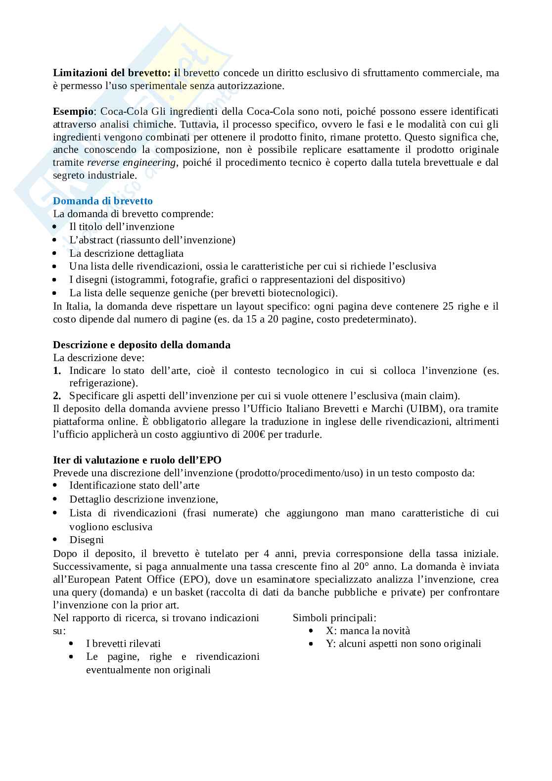 Schemi sintetici di tutti gli argomenti degli esami di Diritto dei beni digitali Pag. 11