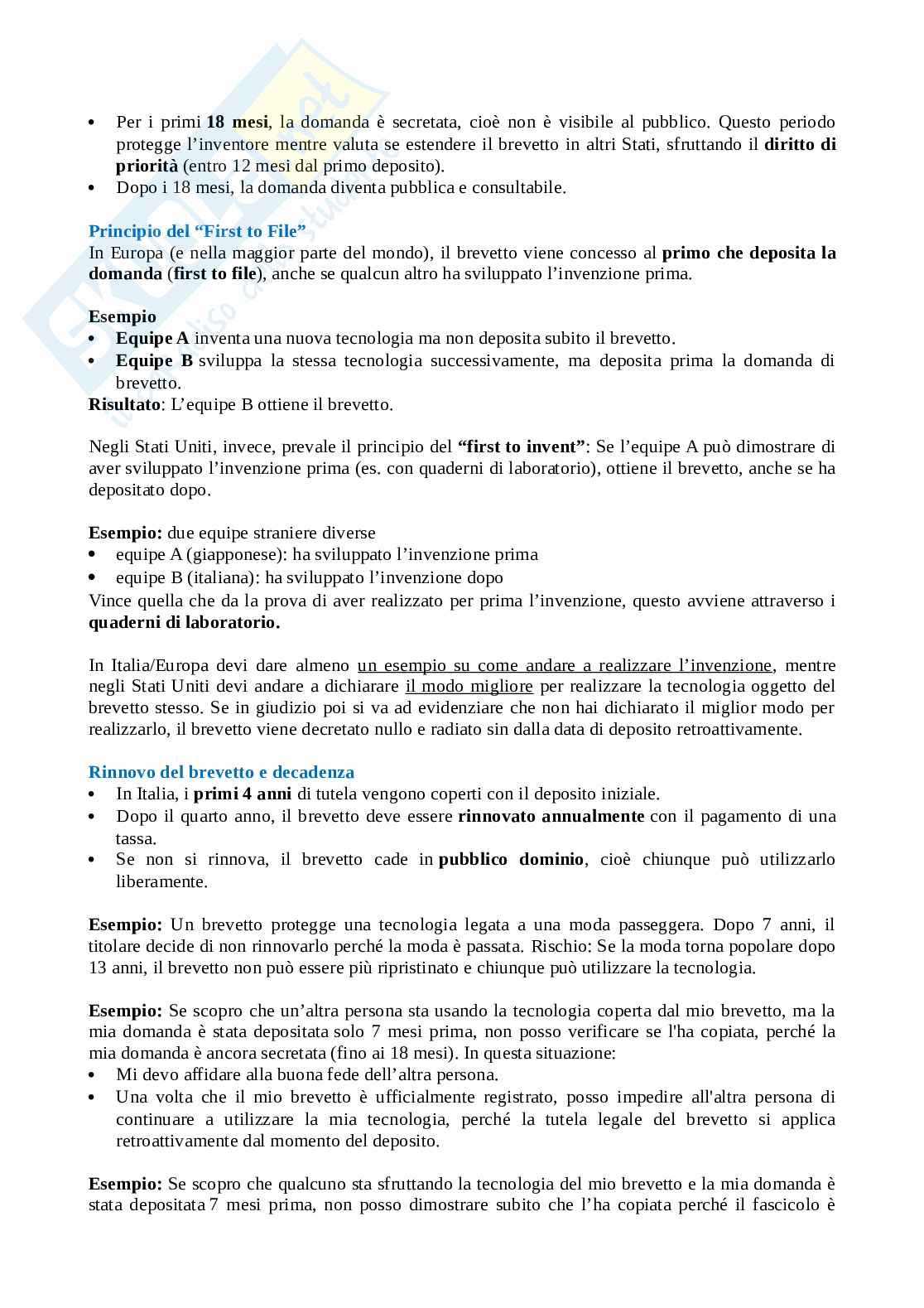 Schemi sintetici di tutti gli argomenti degli esami di Diritto dei beni digitali Pag. 6