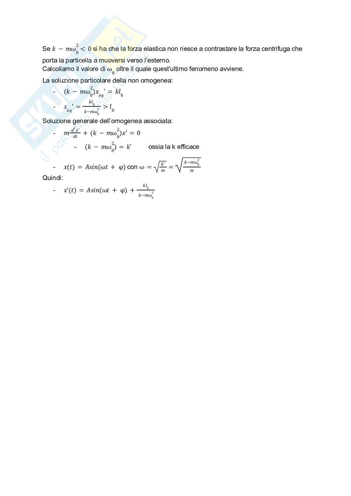 Fisica generale I (Primo modulo) Pag. 56