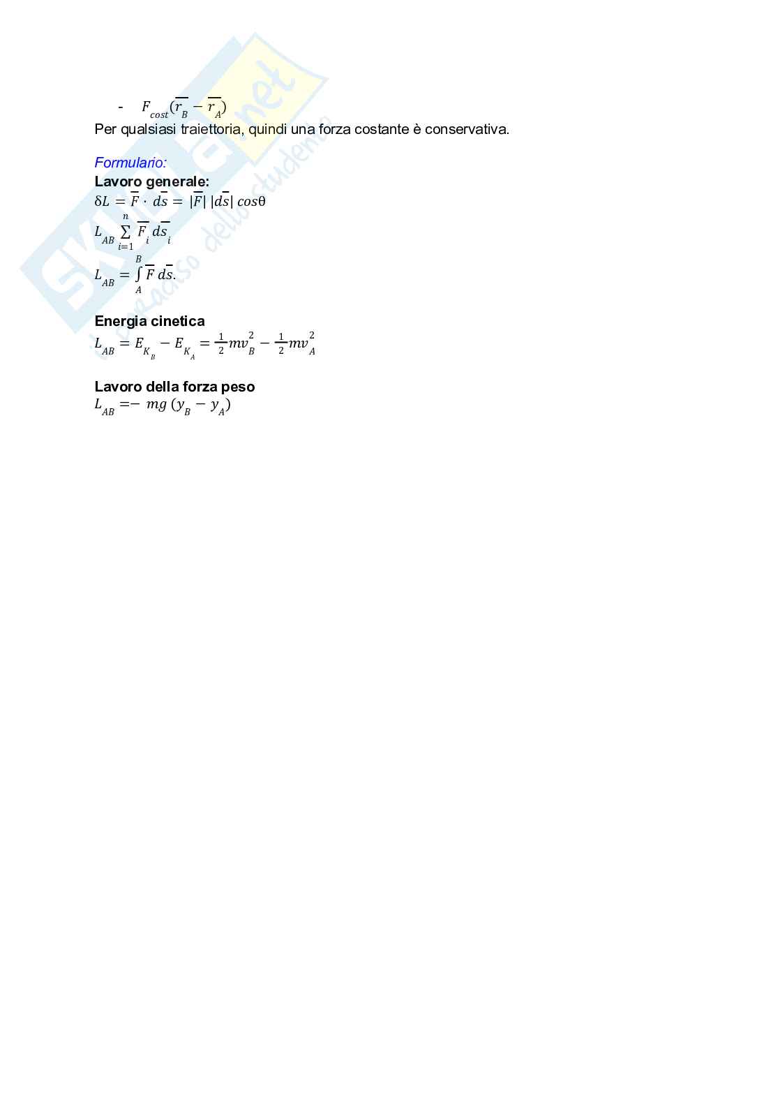 Fisica generale I (Primo modulo) Pag. 61