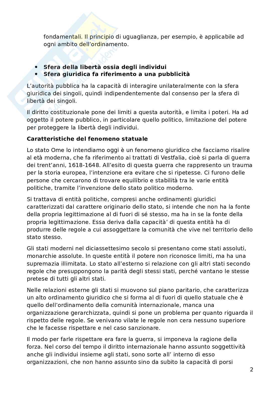 Appunti Diritto costituzionale  Pag. 2