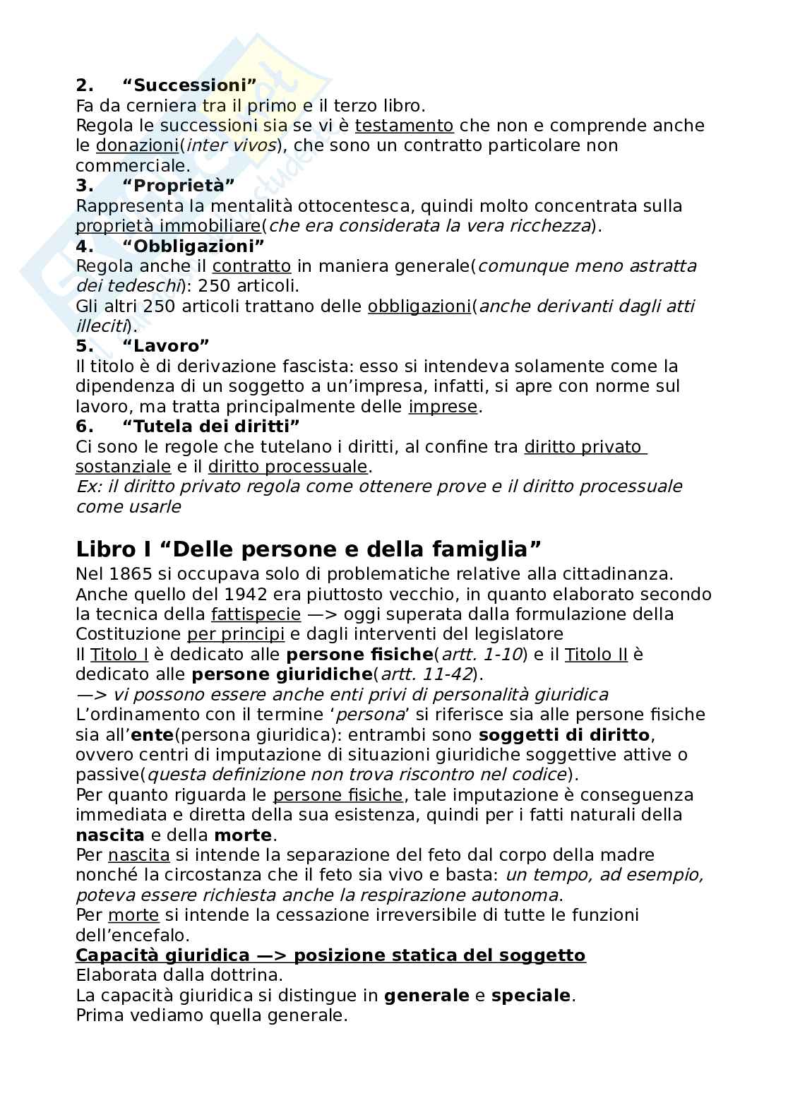 Riassunto esame Diritto privato, Prof. Macario Francesco, libro consigliato Introduzione al diritto privato, Macario Pag. 31