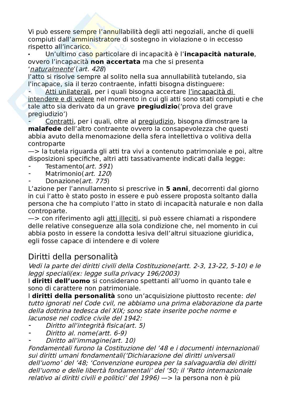 Riassunto esame Diritto privato, Prof. Macario Francesco, libro consigliato Introduzione al diritto privato, Macario Pag. 36
