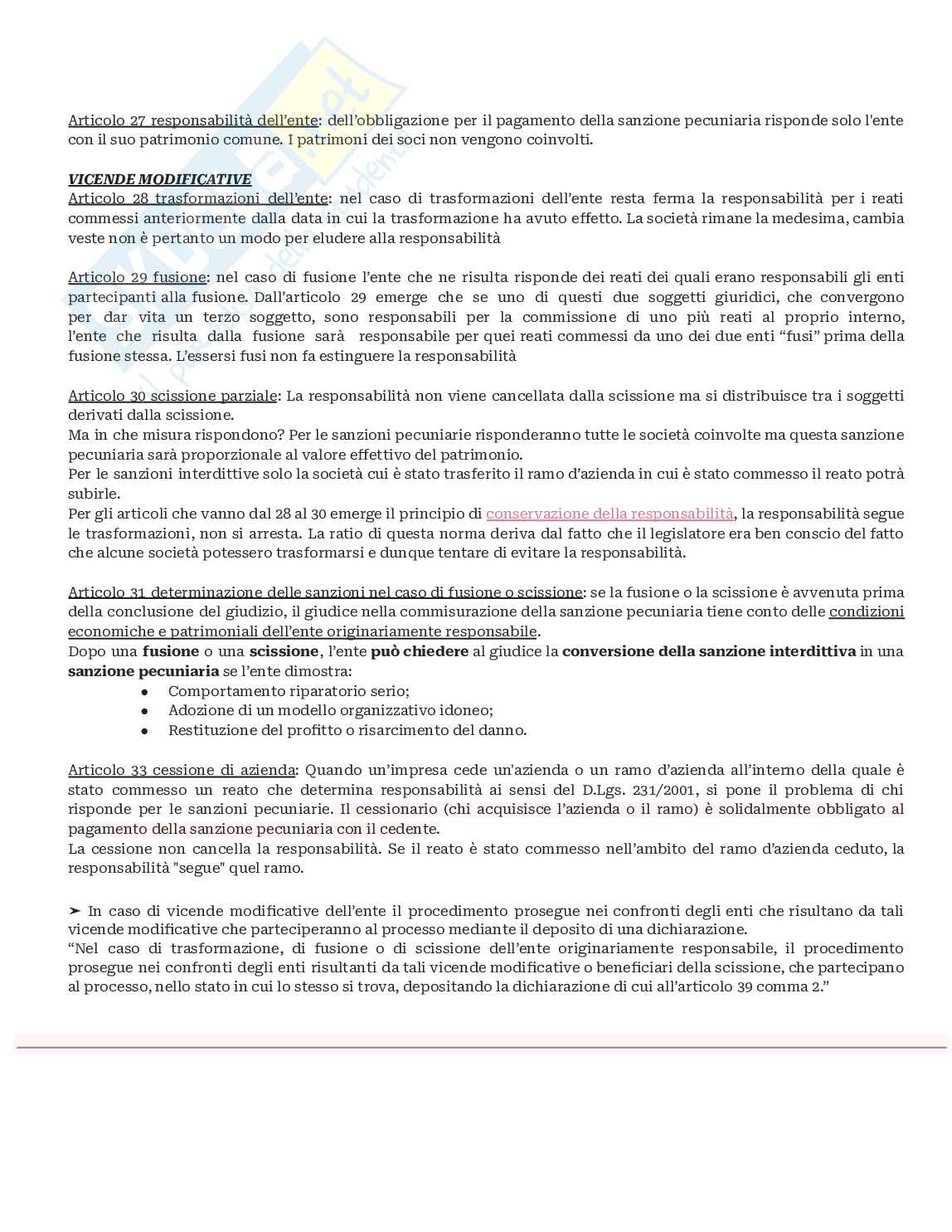 Diritto processuale penale delle società  Pag. 16