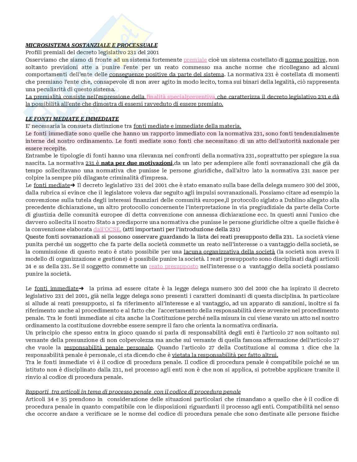 Diritto processuale penale delle società  Pag. 2
