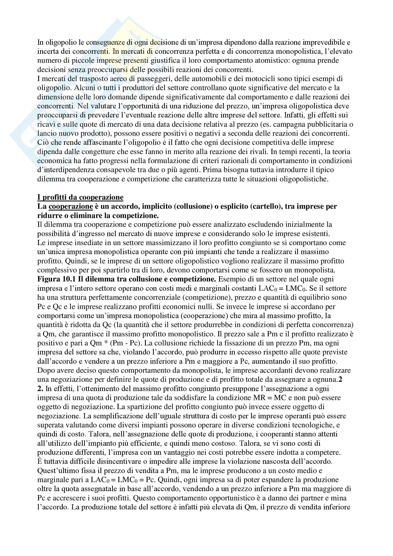 Economia dell'Impresa Pag. 61