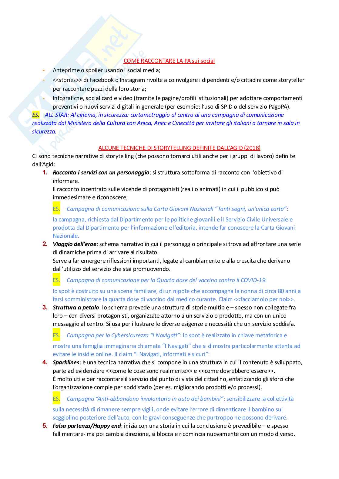 Riassunto esame Comunicazione pubblica e istituzionale, Prof. Mannetti Lucia, libro consigliato Comunicazione pubblica. Istituzioni, pratiche, piattaforme, Lucia d'Ambrosi Pag. 36