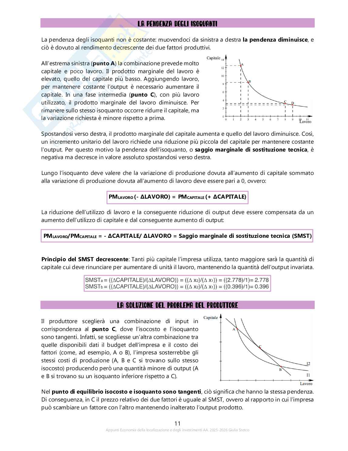 Appunti prima lezione Economia della localizzazione e degli investimenti nel settore delle costruzioni Pag. 11
