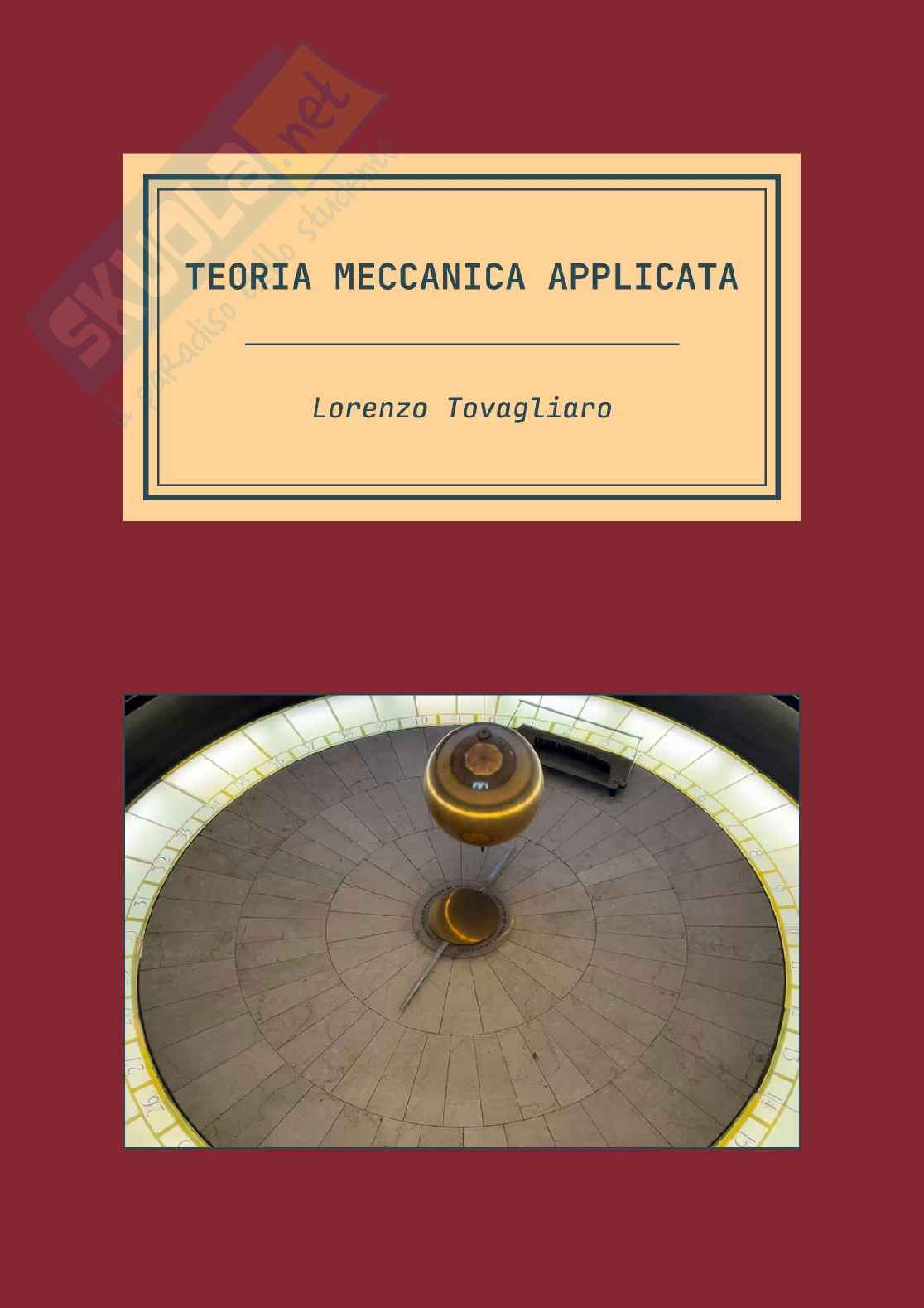 Meccanica applicata alle macchine Pag. 1