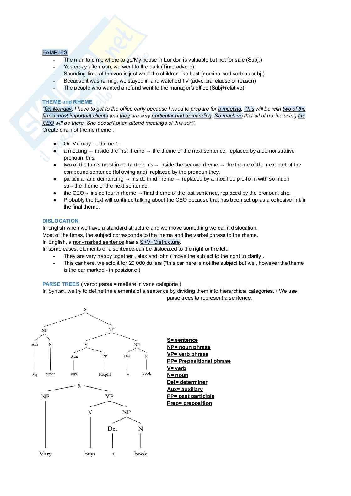 Appunti di Inglese - modulo I  Pag. 11