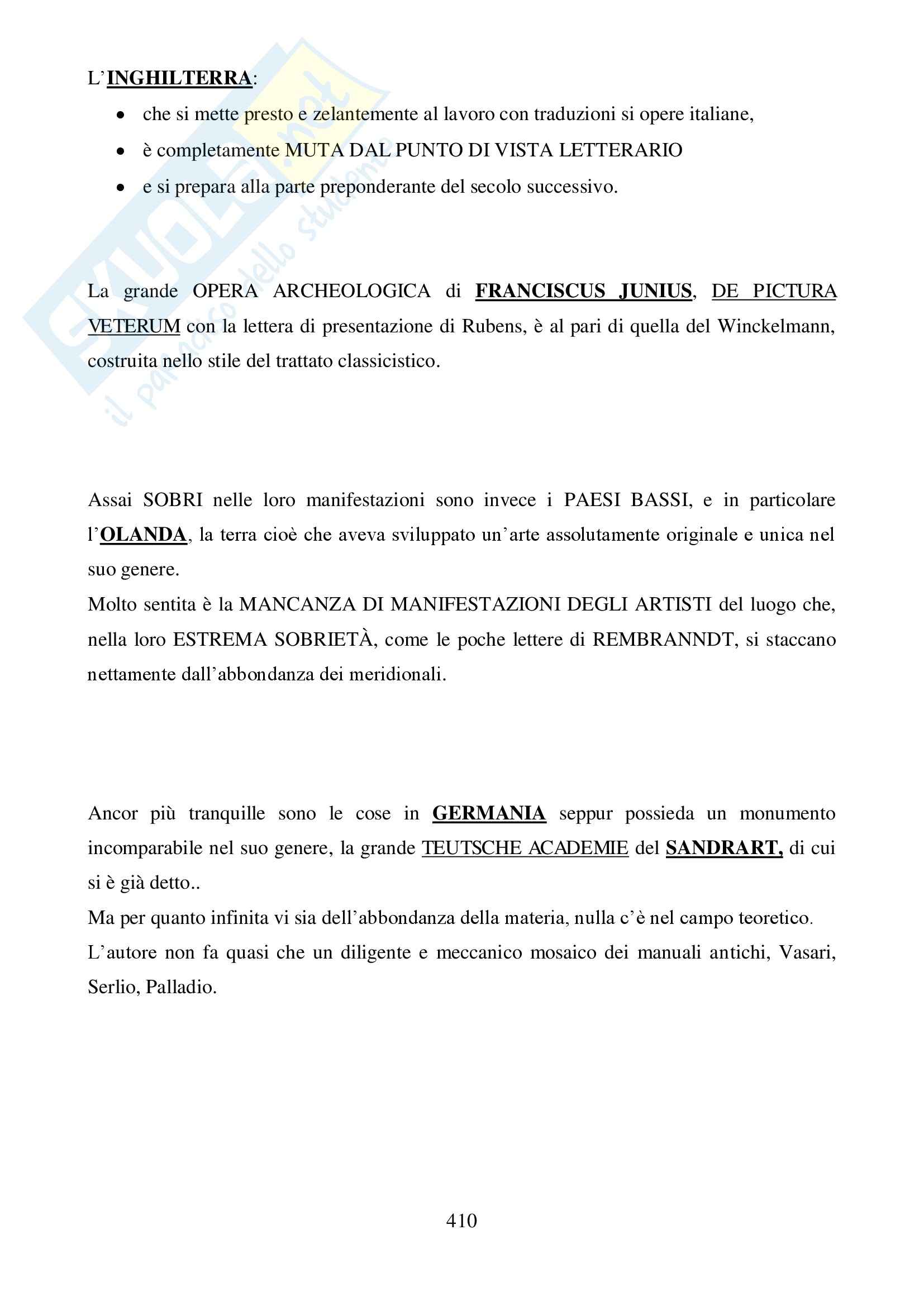 Riassunto esame Storia della Critica d'Arte, prof. Agosti, libro consigliato La letteratura artistica, Schlosser Magnino: Libro IX Pag. 21