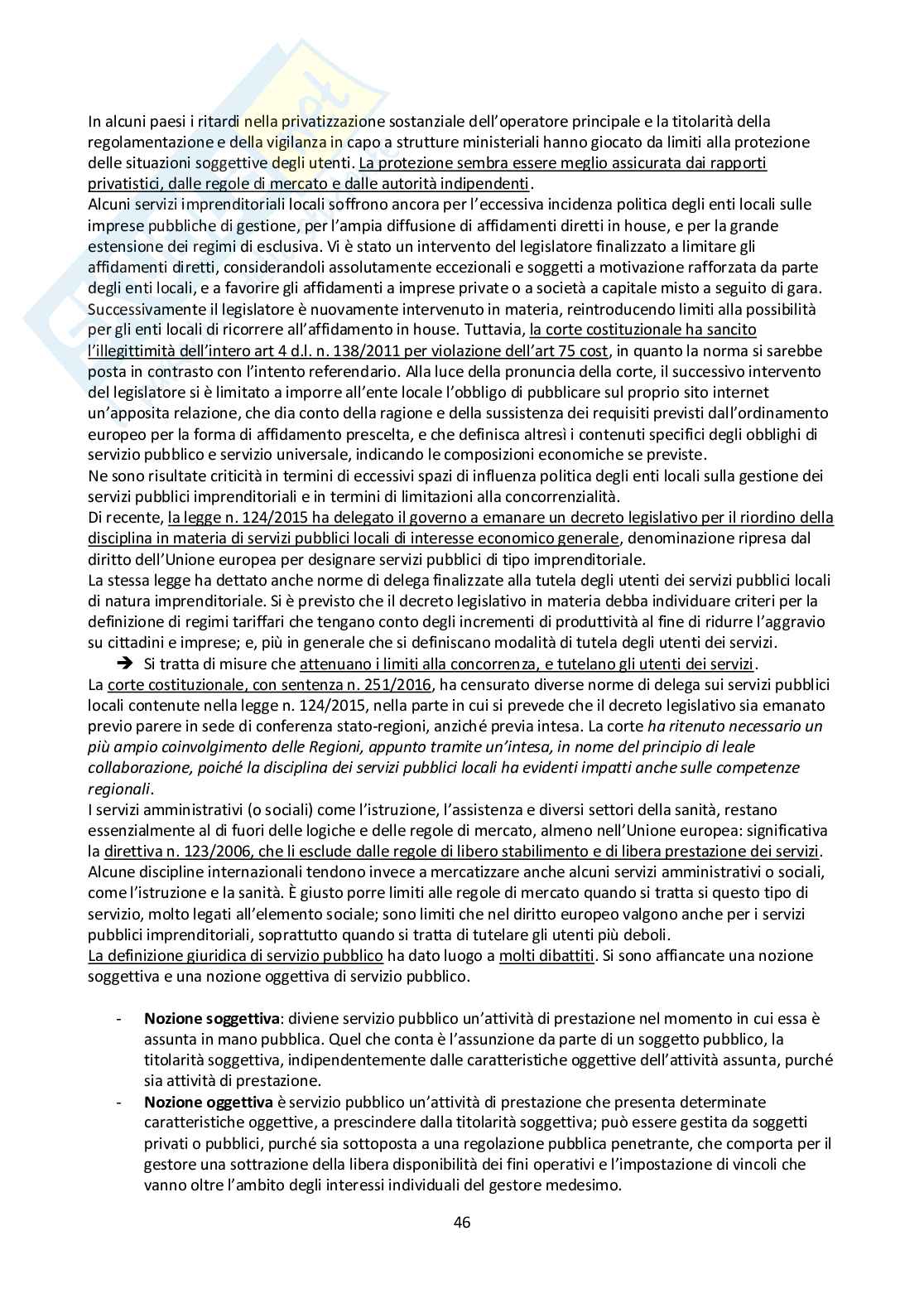 Riassunto esame Diritto amministrativo, Prof. Simonetti Alfredo, libro consigliato Manuale di diritto amministrativo, Marcello Clarich Pag. 46
