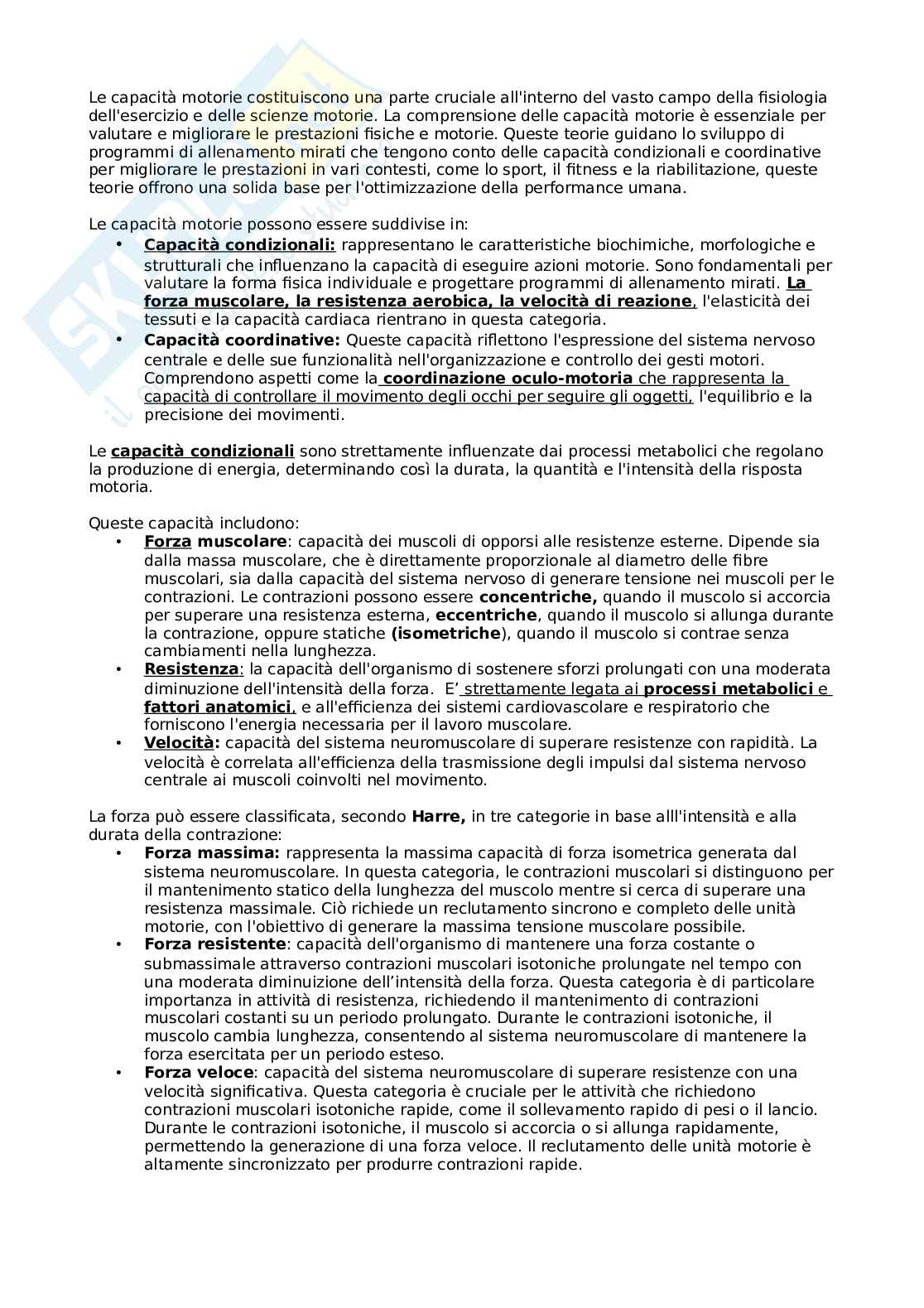 Teorie, metodologie e didattiche dell'educazione motoria Pag. 6