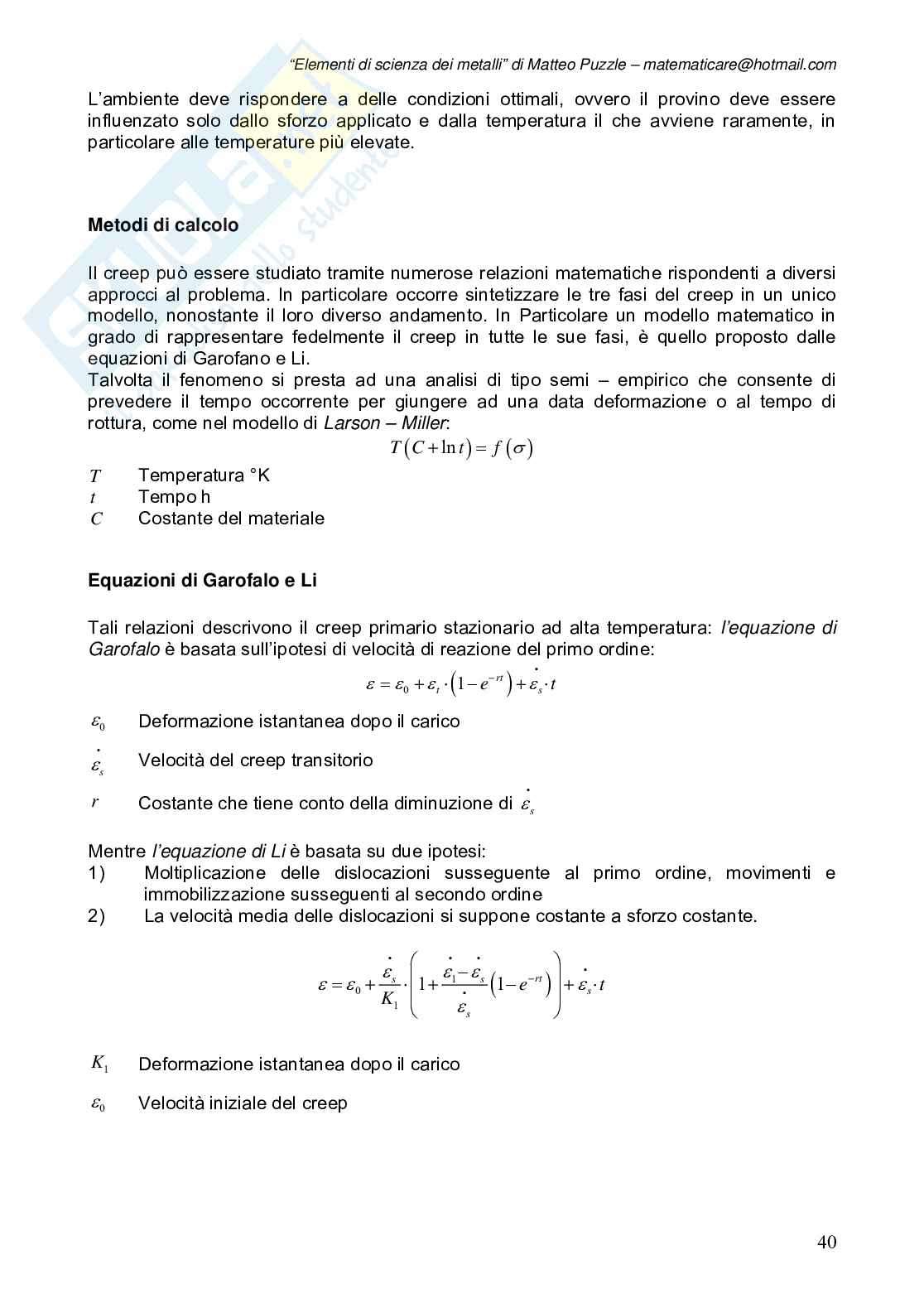 Scienza dei metalli: esplorazione degli elementi e delle loro proprietà Pag. 41