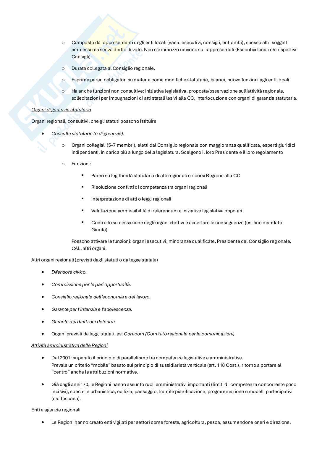 Riassunto esame diritto pubblico generale, Prof. Monego Davide, libro consigliato Diritto pubblico, Bin, Pitruzzella Pag. 86