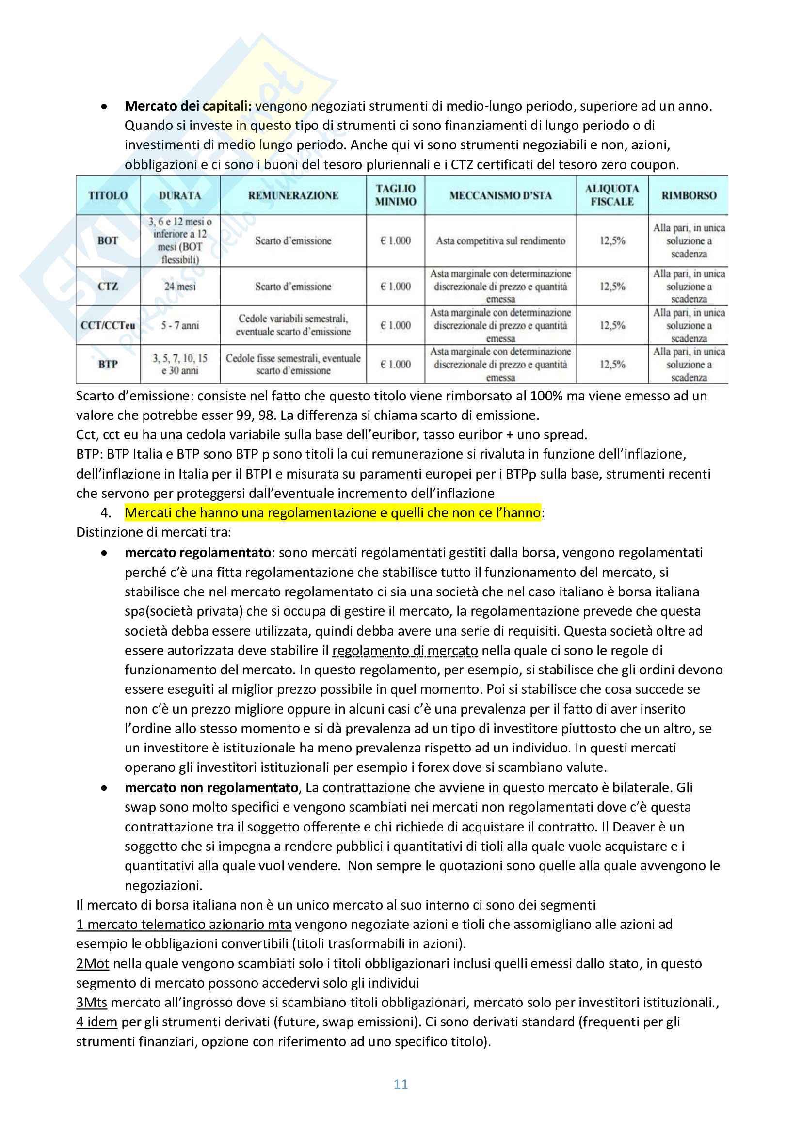 Appunti di economia delle aziende di credito Pag. 11