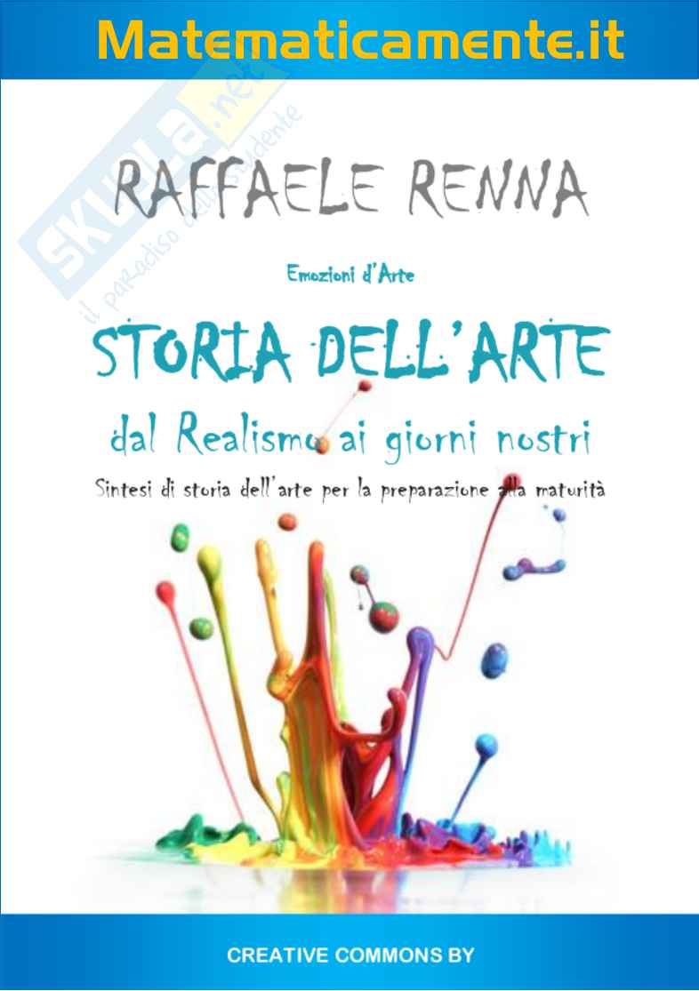 Emozioni d'Arte, storia dell'arte dal Realismo ai giorni nostri Pag. 1