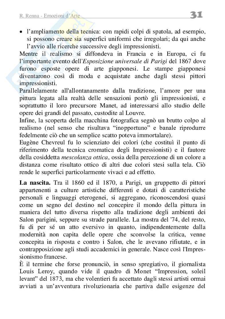 Emozioni d'Arte, storia dell'arte dal Realismo ai giorni nostri Pag. 31