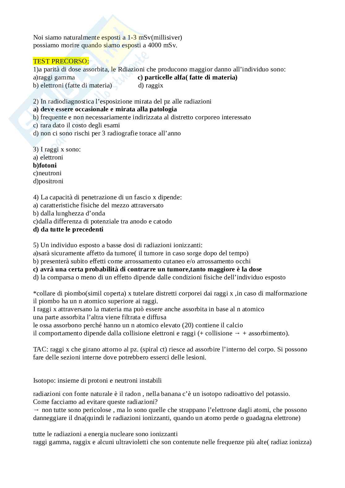 Diagnostica per immagini e Radioprotezione Pag. 2